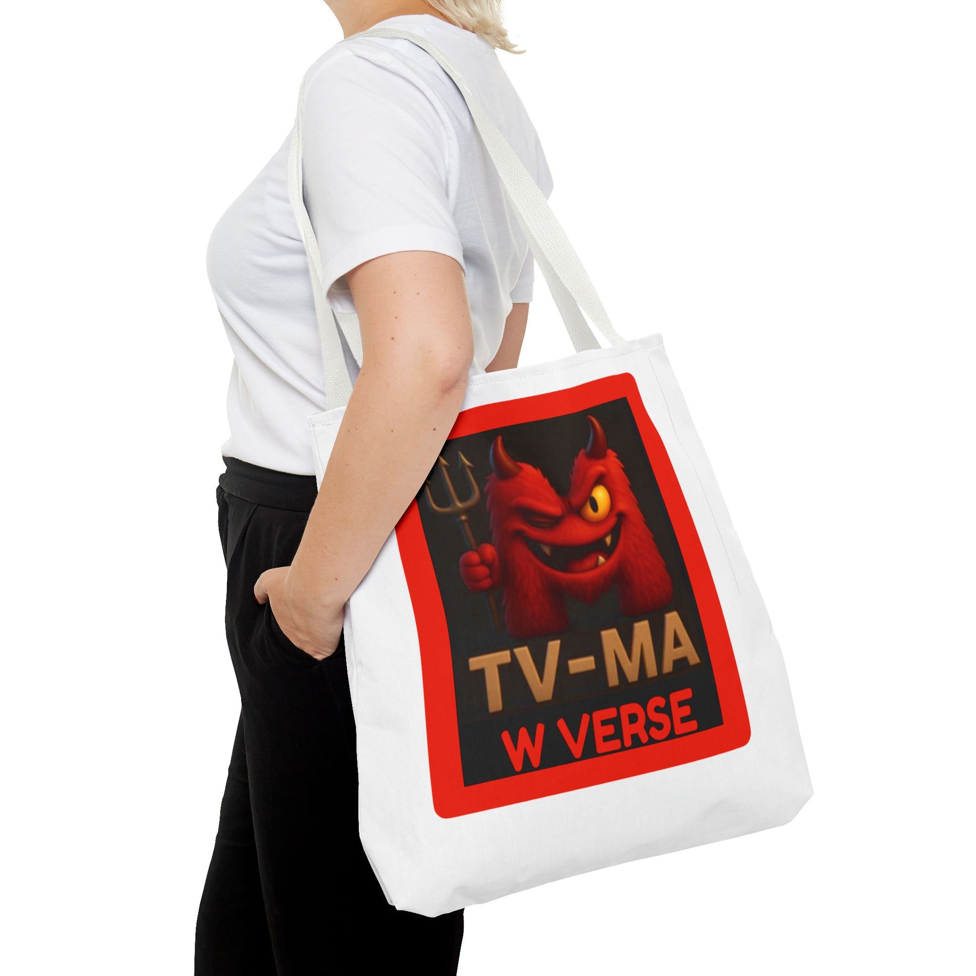 W Verse TV-MA Branded Tote Bag