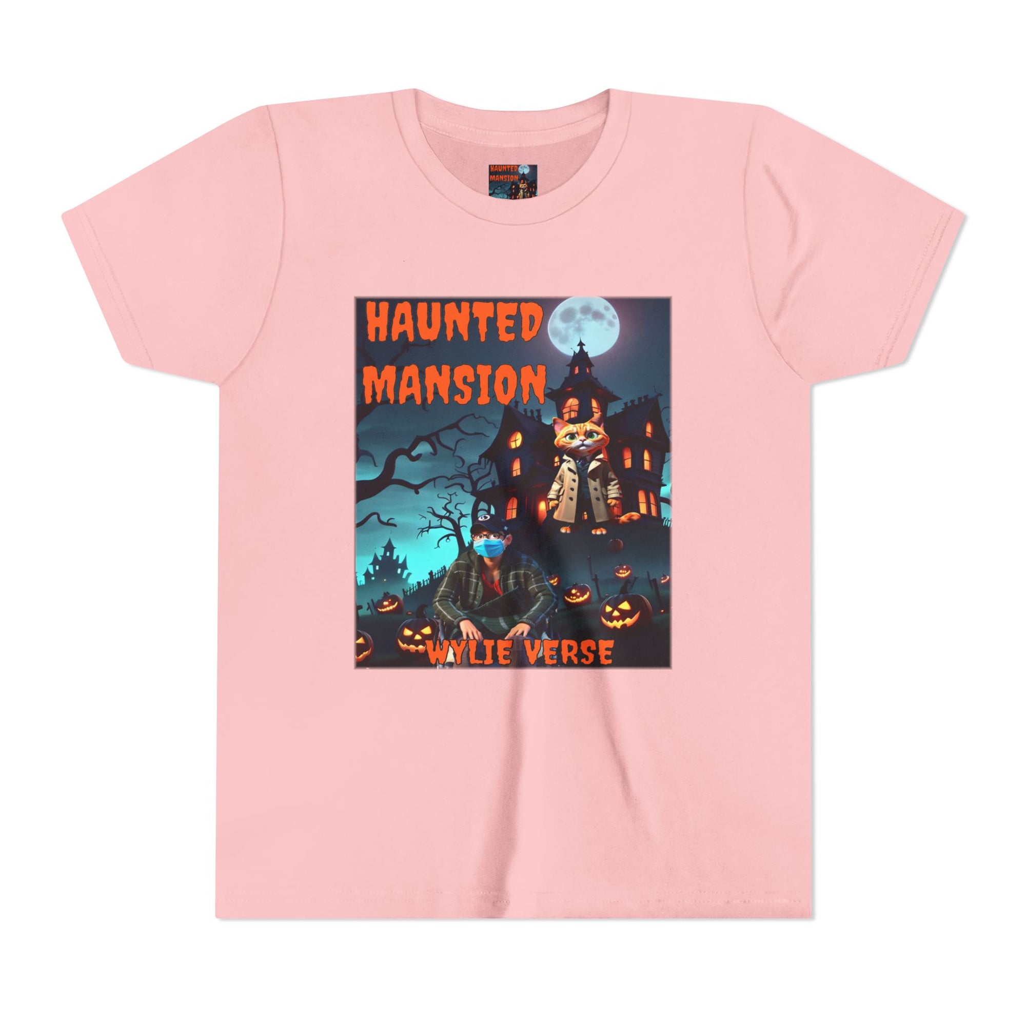 Youth Poster Tee - Wylie Verse Haunted Mansion