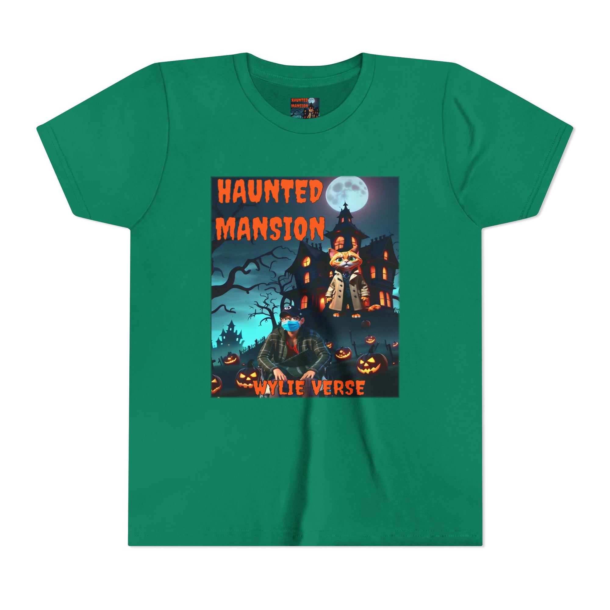 Youth Poster Tee - Wylie Verse Haunted Mansion