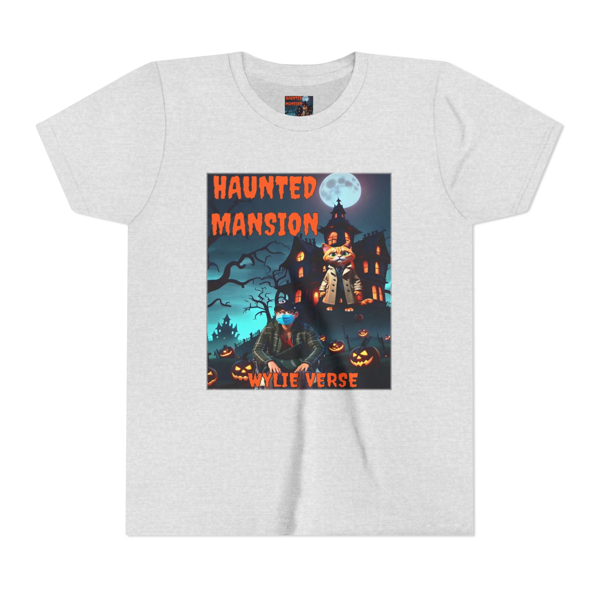 Youth Poster Tee - Wylie Verse Haunted Mansion