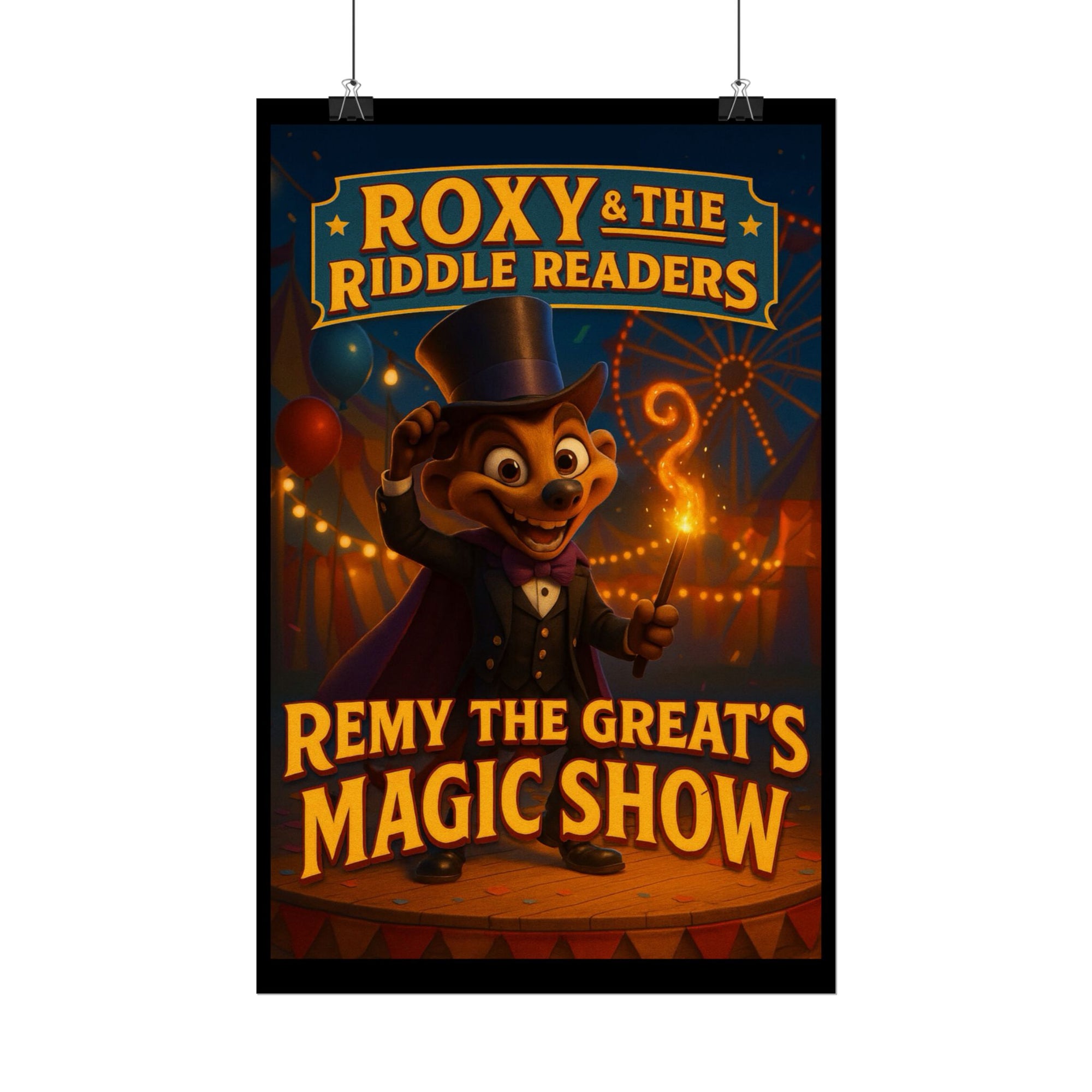 Remy The Great’s Magic Show Rolled Fine Art Poster