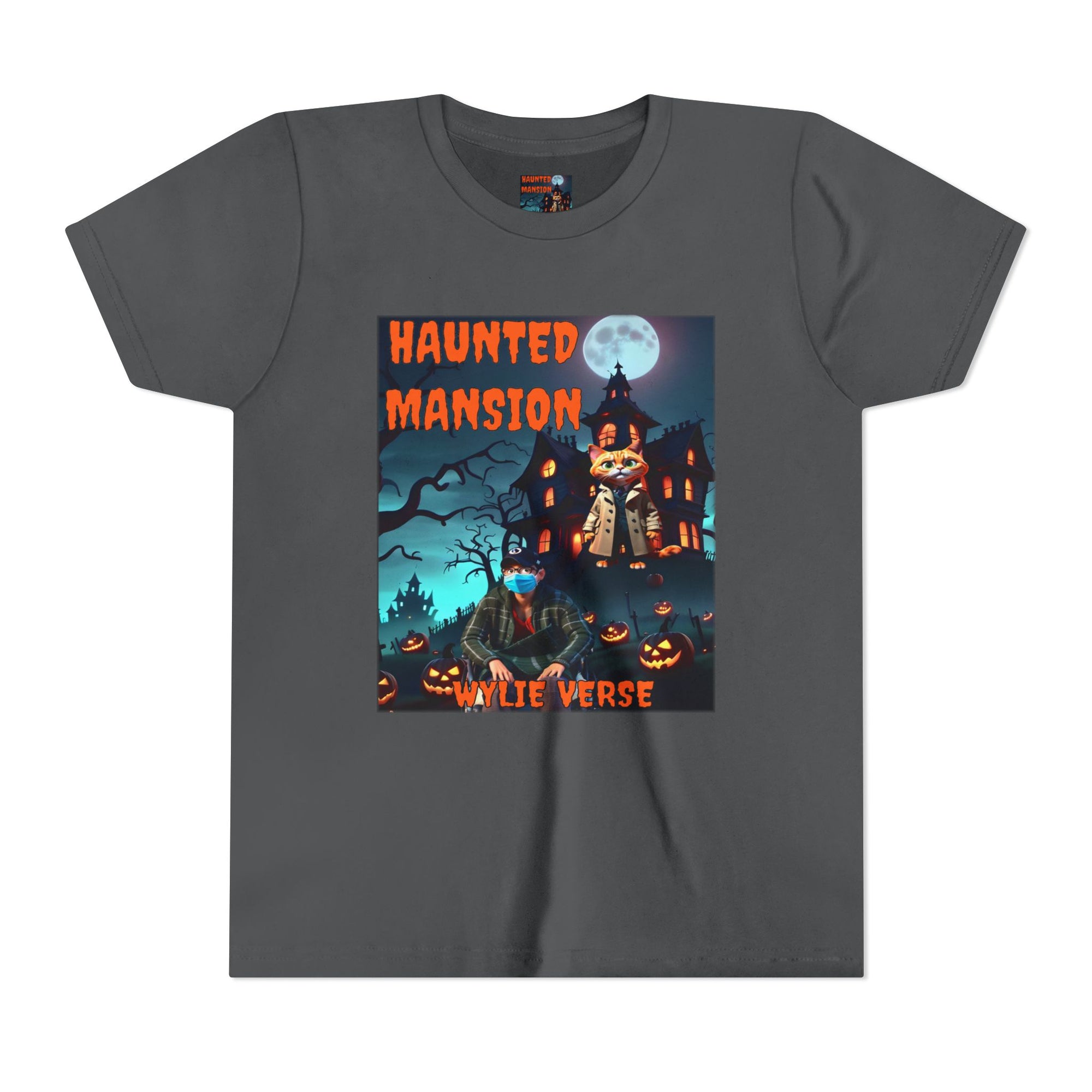Youth Poster Tee - Wylie Verse Haunted Mansion