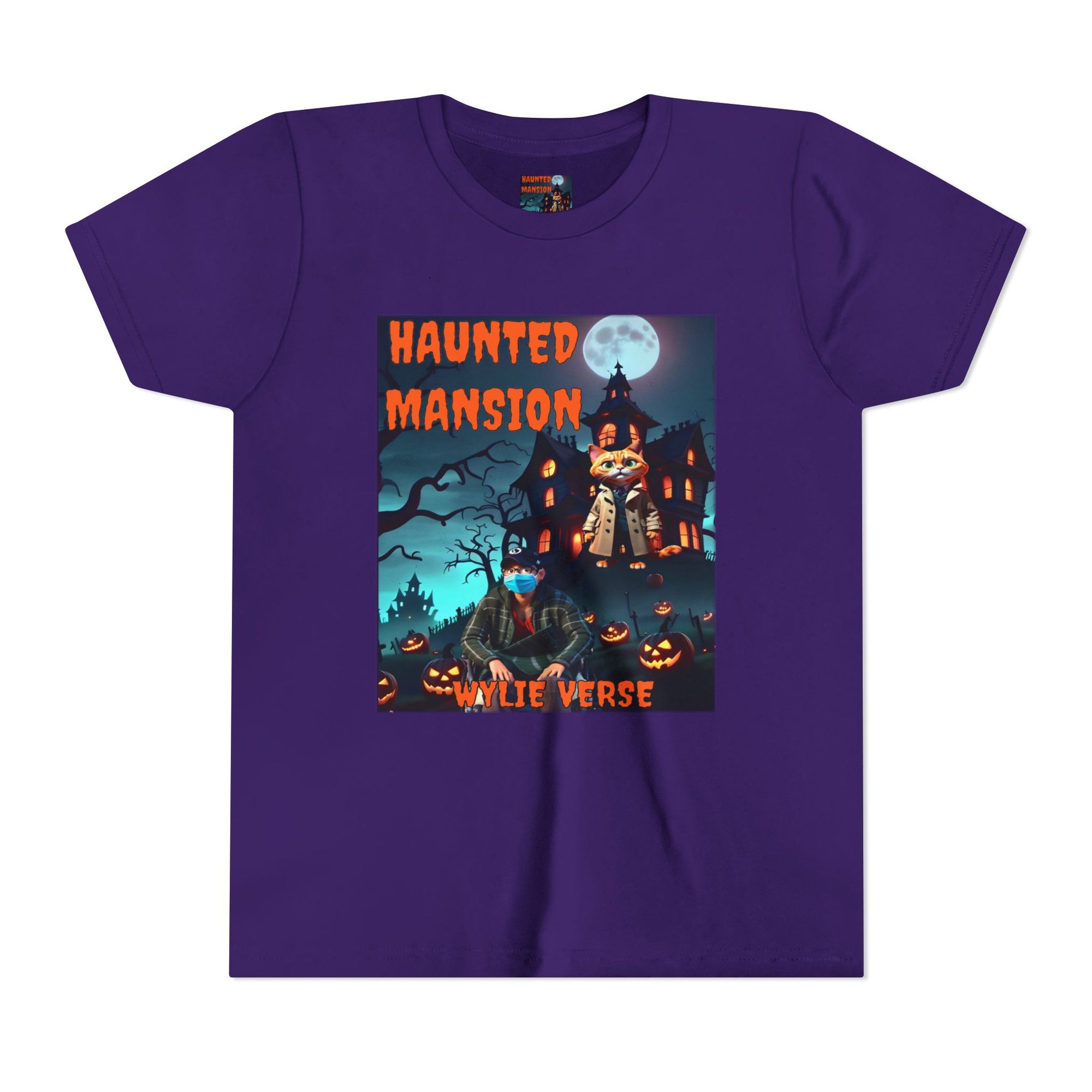 Youth Poster Tee - Wylie Verse Haunted Mansion