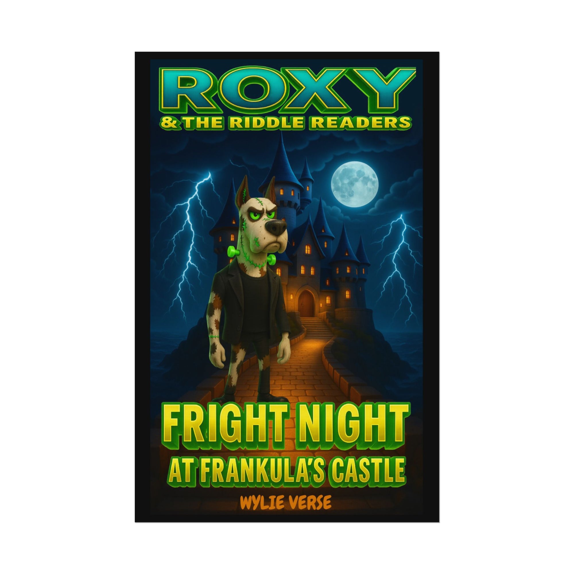 Fright Night at Frankula’s Castle Rolled Fine Art Poster