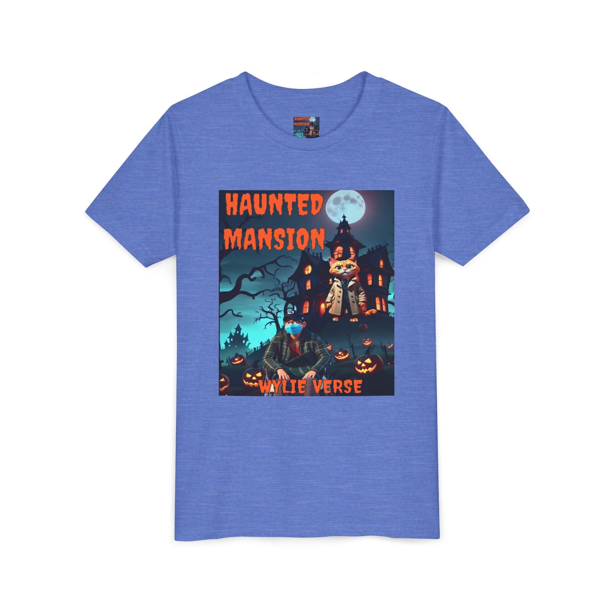 Youth Poster Tee - Wylie Verse Haunted Mansion