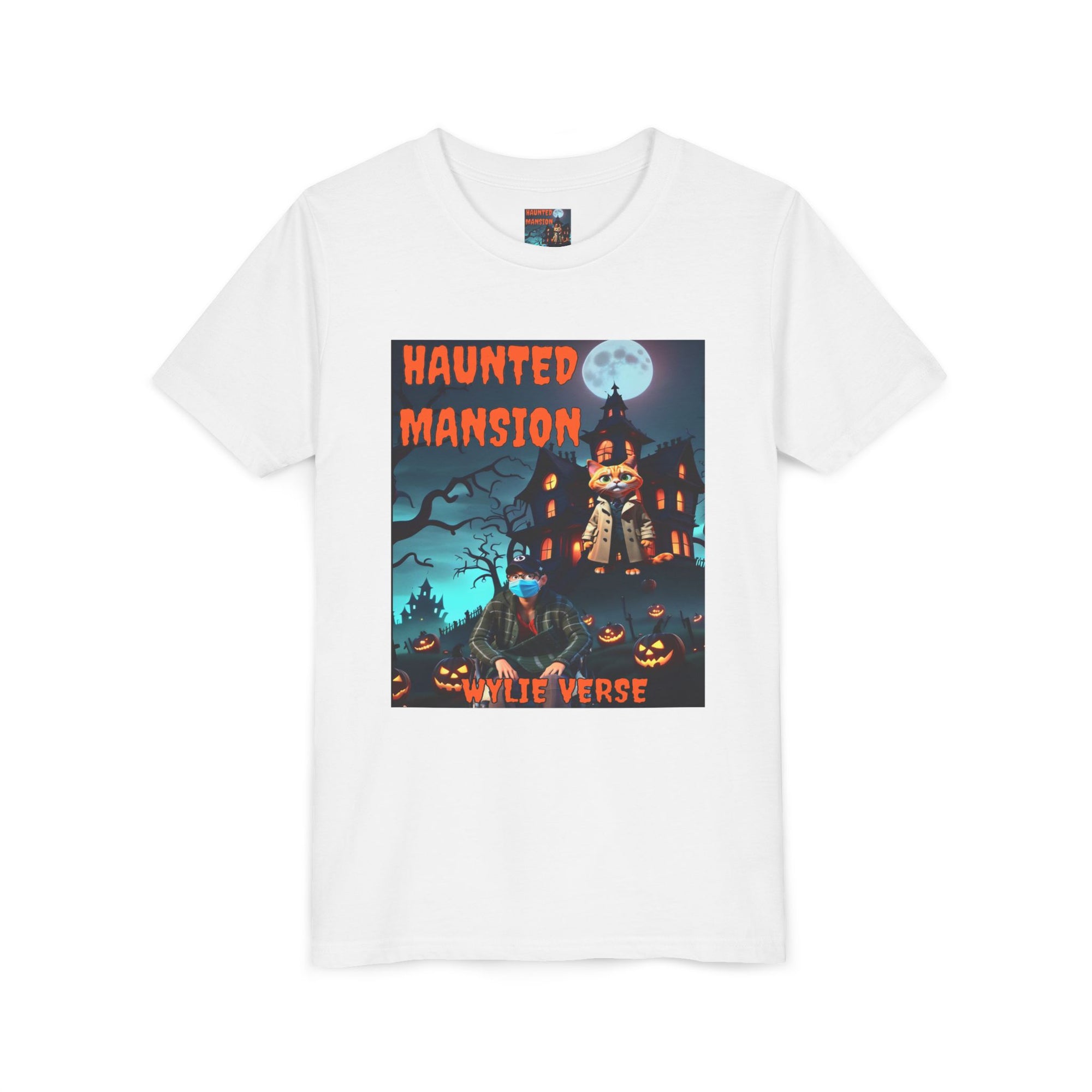 Youth Poster Tee - Wylie Verse Haunted Mansion