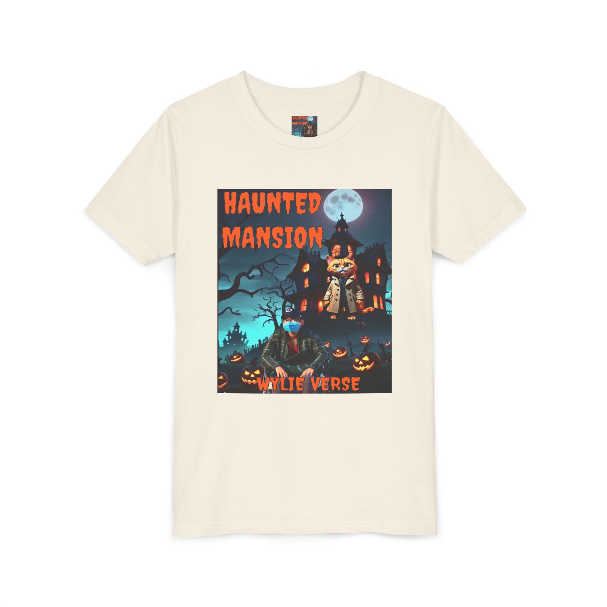 Youth Poster Tee - Wylie Verse Haunted Mansion