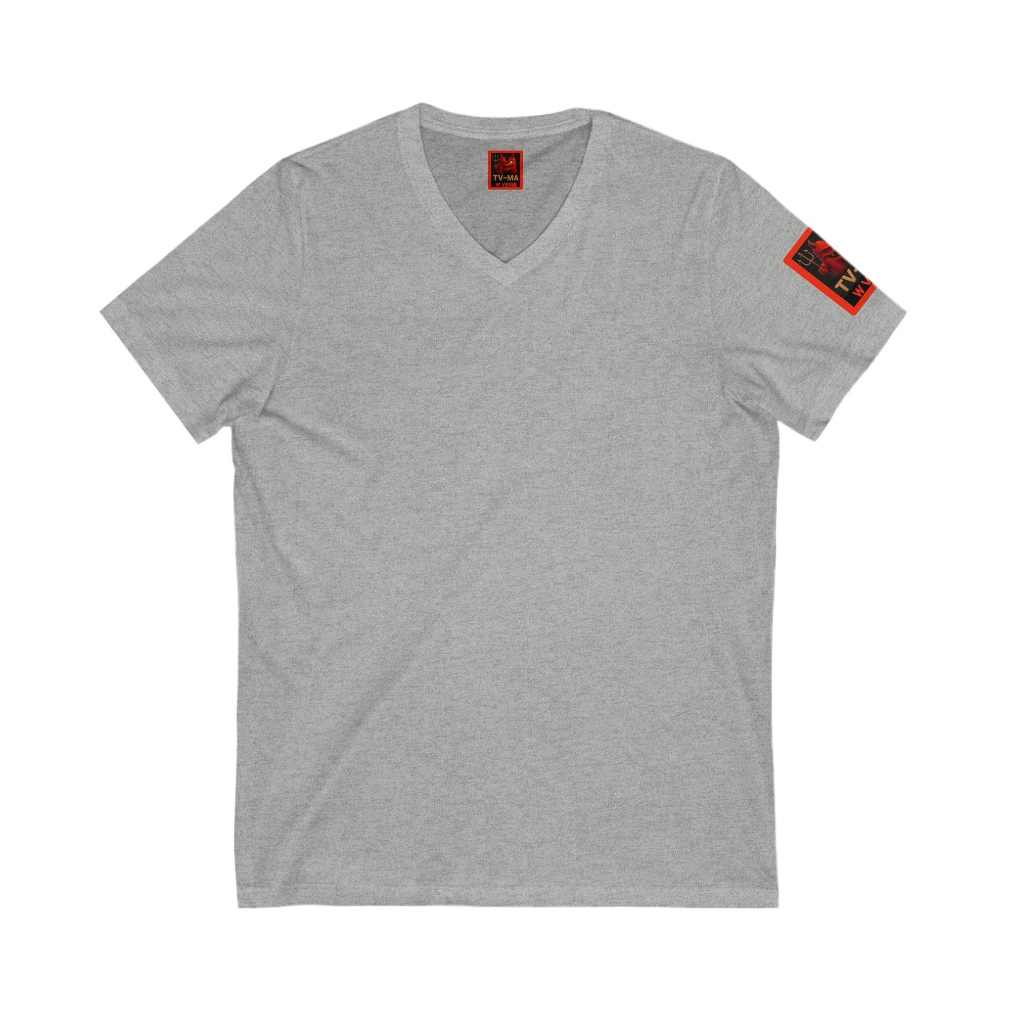 W Verse Branded Unisex V-Neck Tee