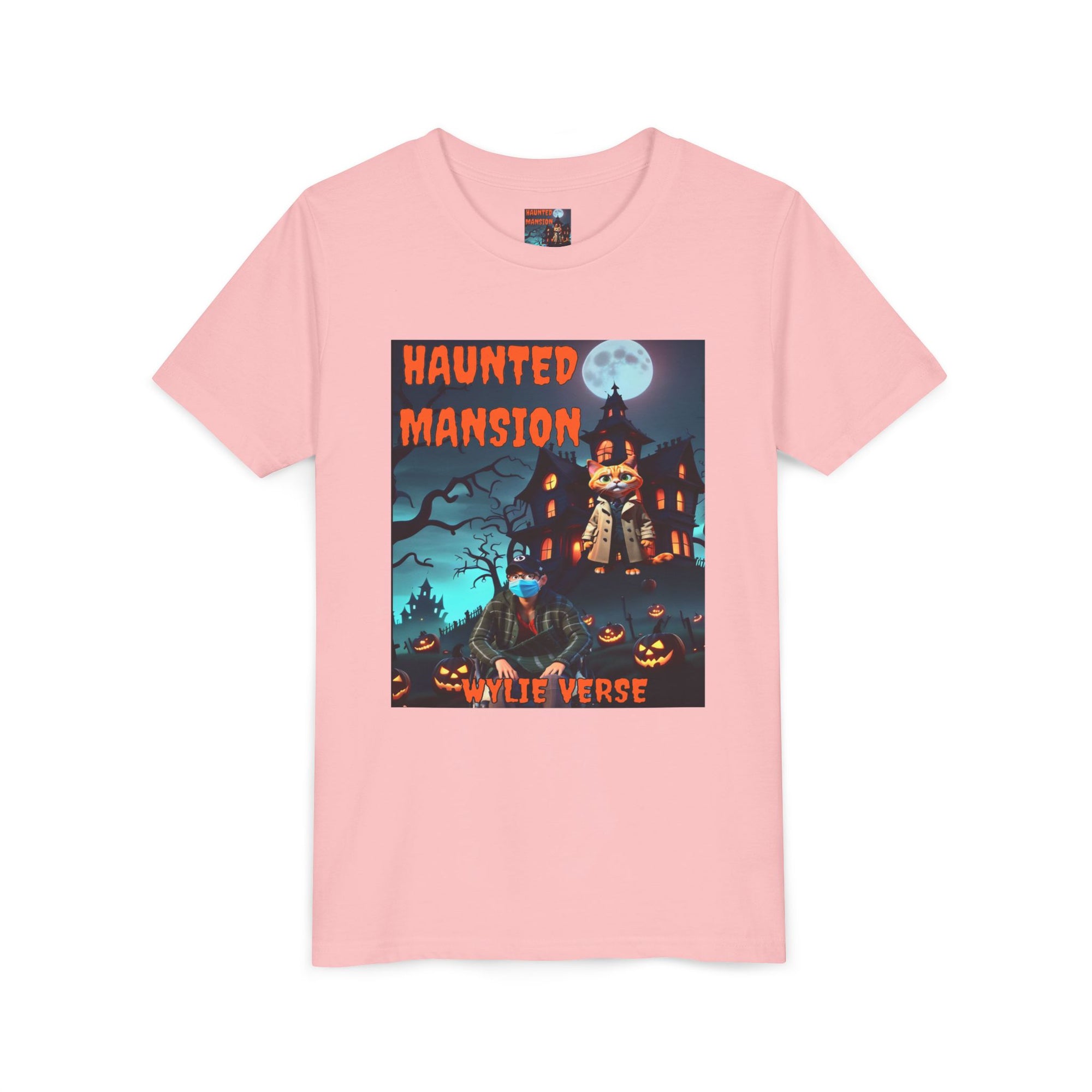 Youth Poster Tee - Wylie Verse Haunted Mansion
