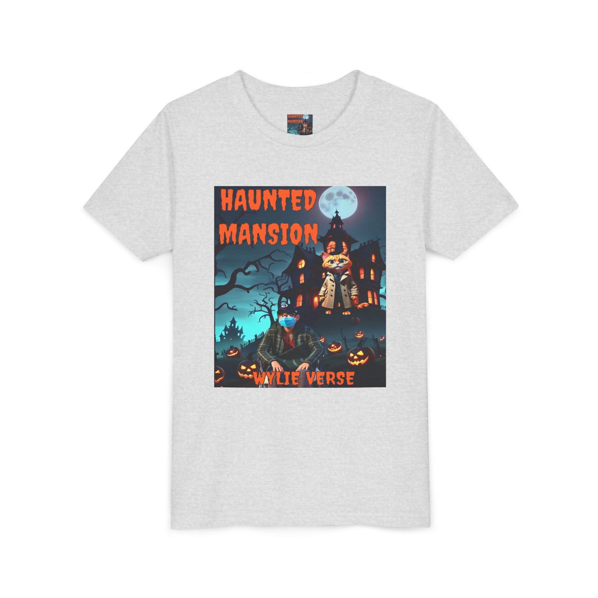 Youth Poster Tee - Wylie Verse Haunted Mansion