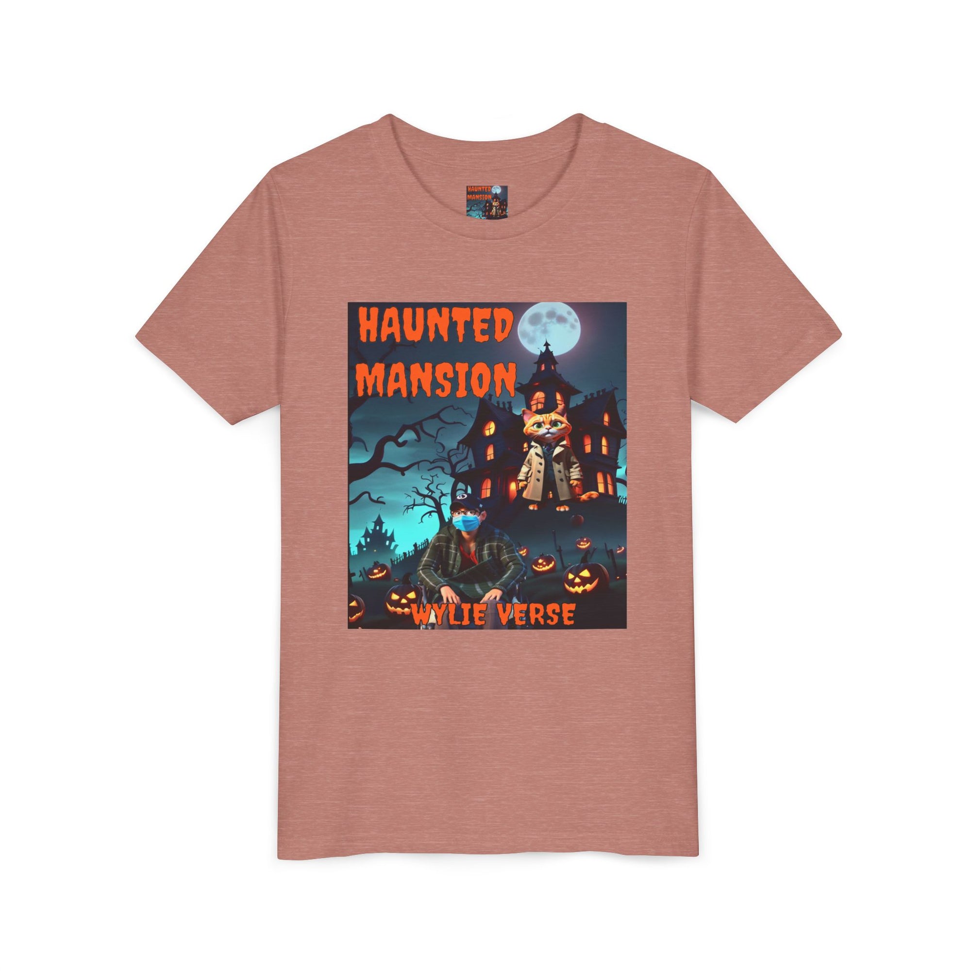 Youth Poster Tee - Wylie Verse Haunted Mansion
