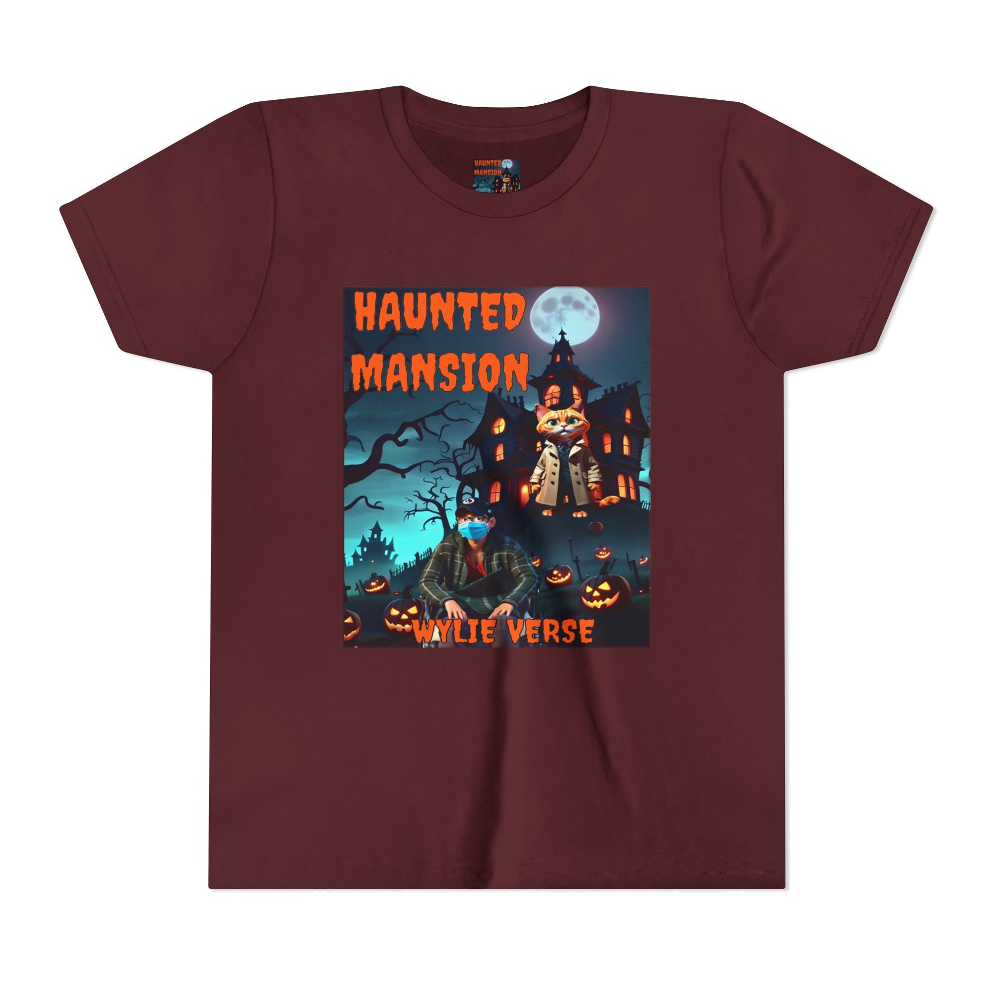 Youth Poster Tee - Wylie Verse Haunted Mansion
