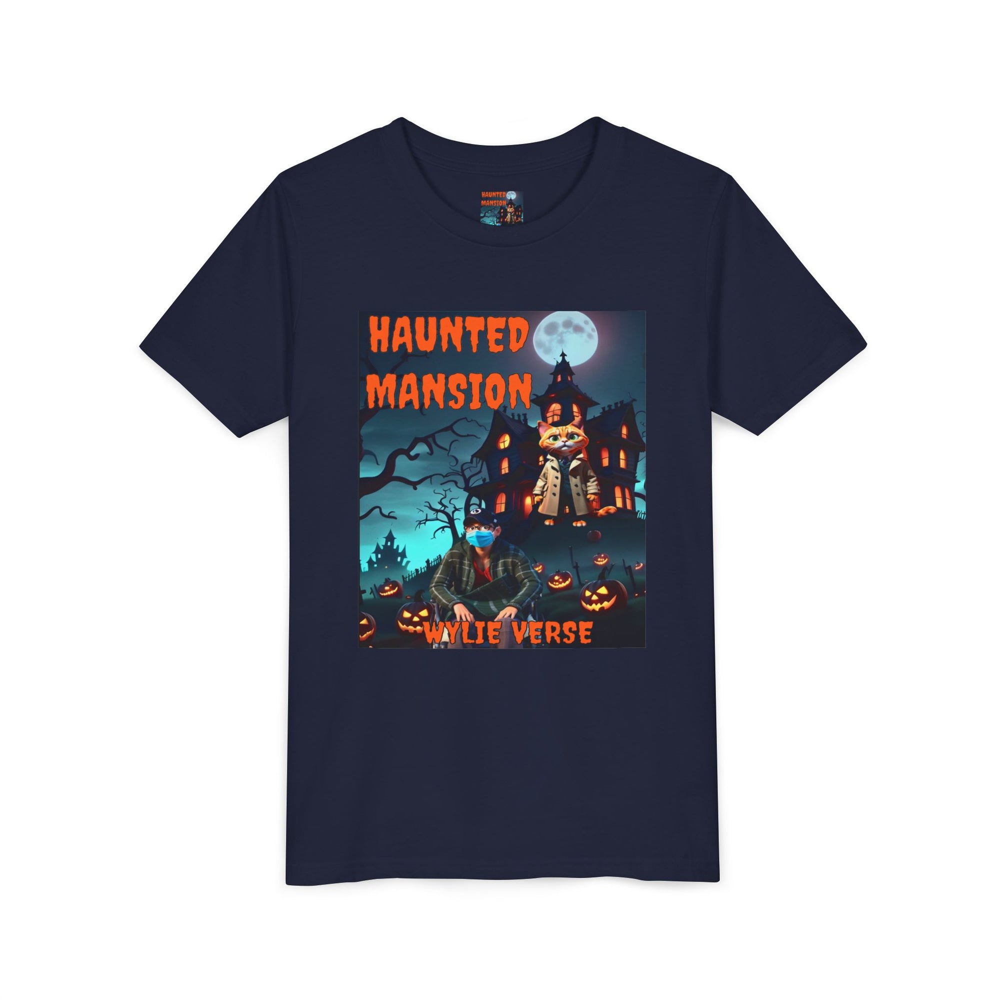 Youth Poster Tee - Wylie Verse Haunted Mansion