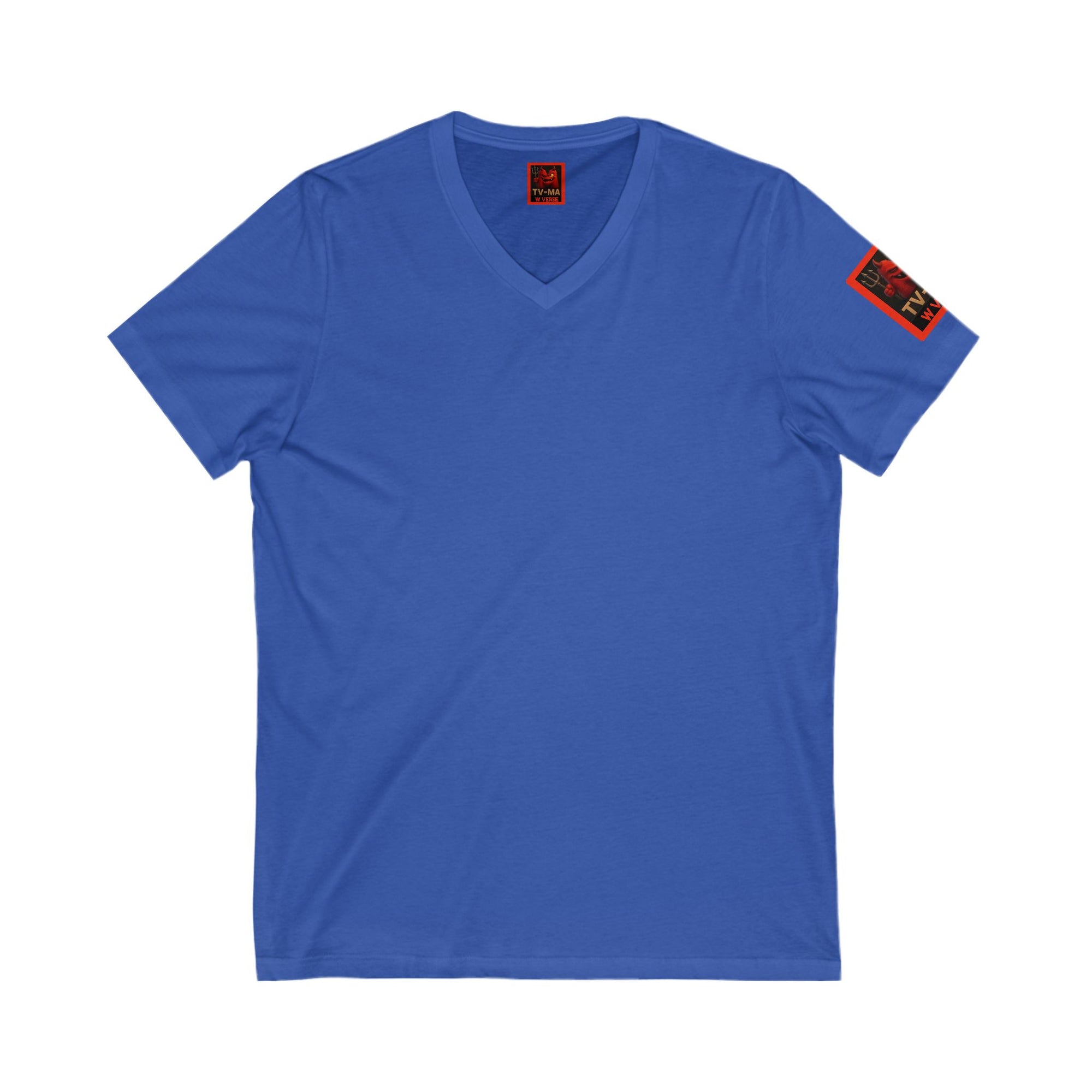 W Verse Branded Unisex V-Neck Tee