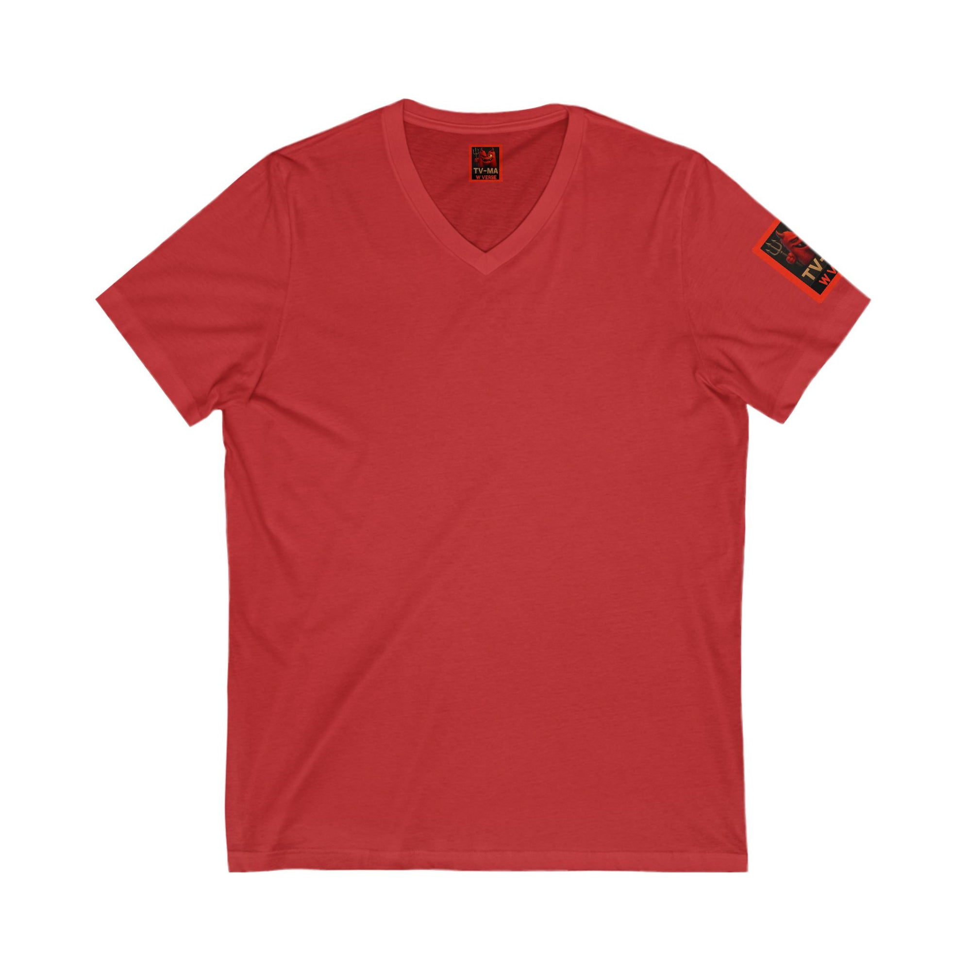 W Verse Branded Unisex V-Neck Tee