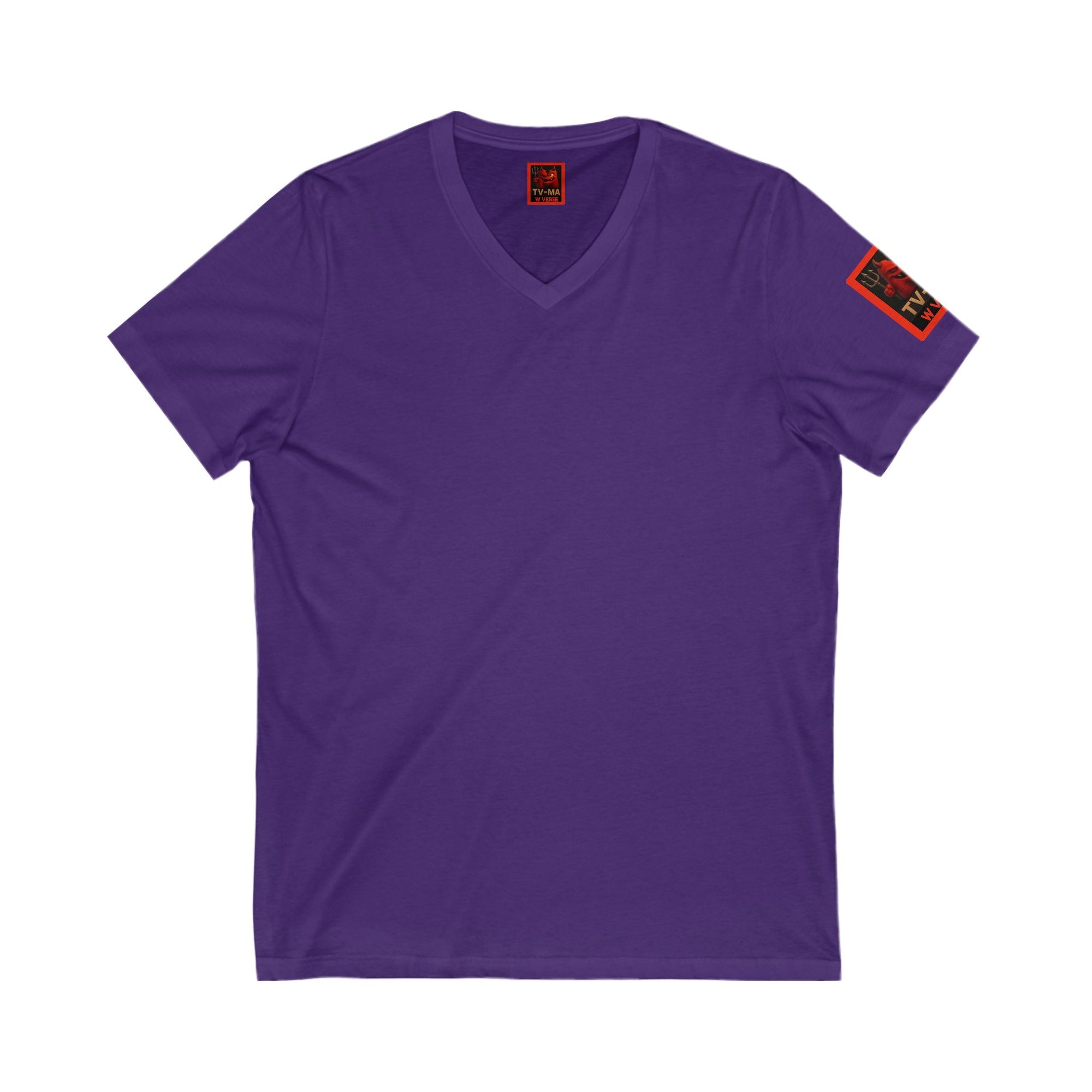 W Verse Branded Unisex V-Neck Tee