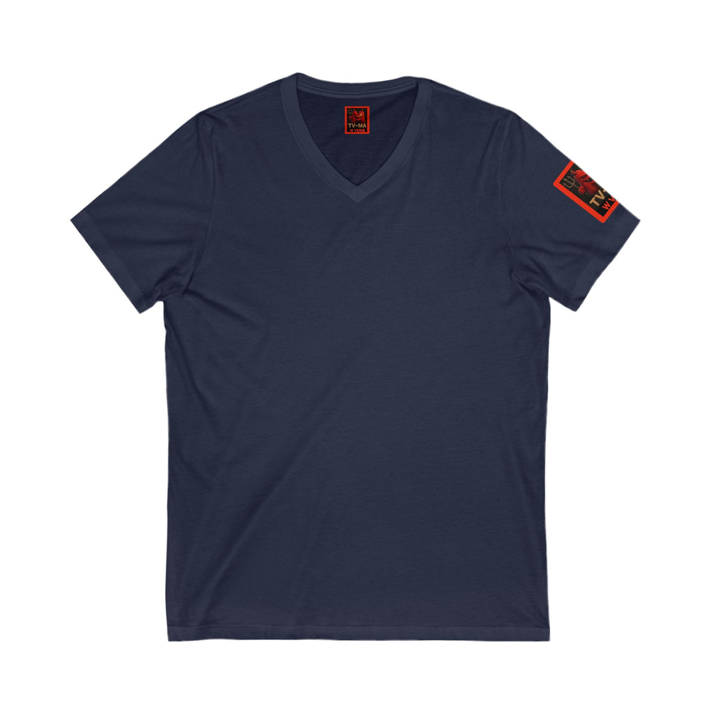 W Verse Branded Unisex V-Neck Tee