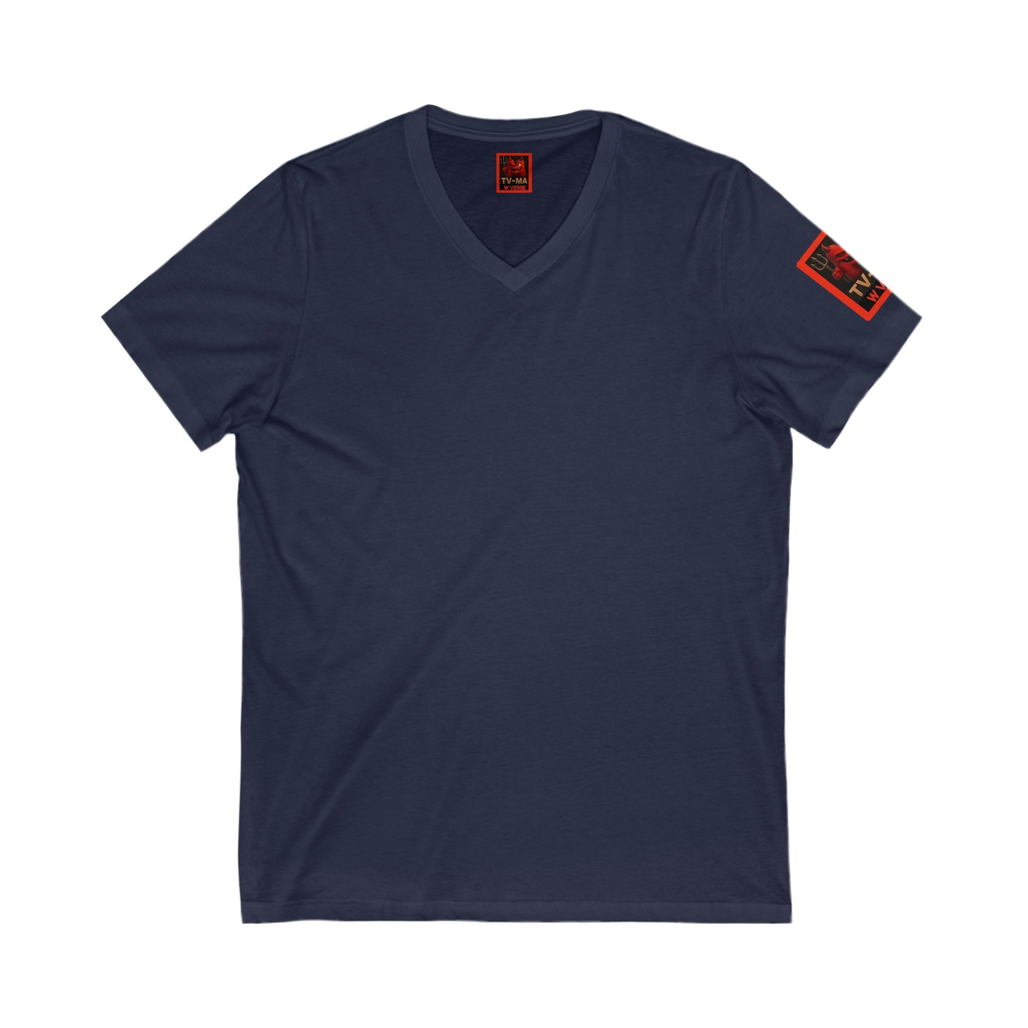 W Verse Branded Unisex V-Neck Tee