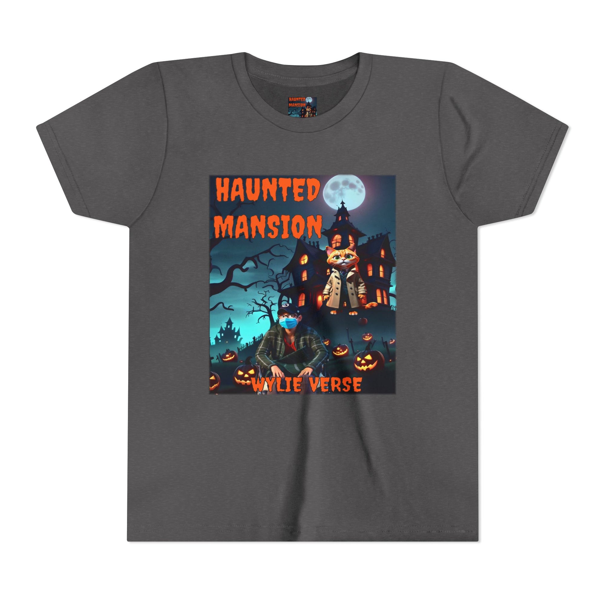 Youth Poster Tee - Wylie Verse Haunted Mansion