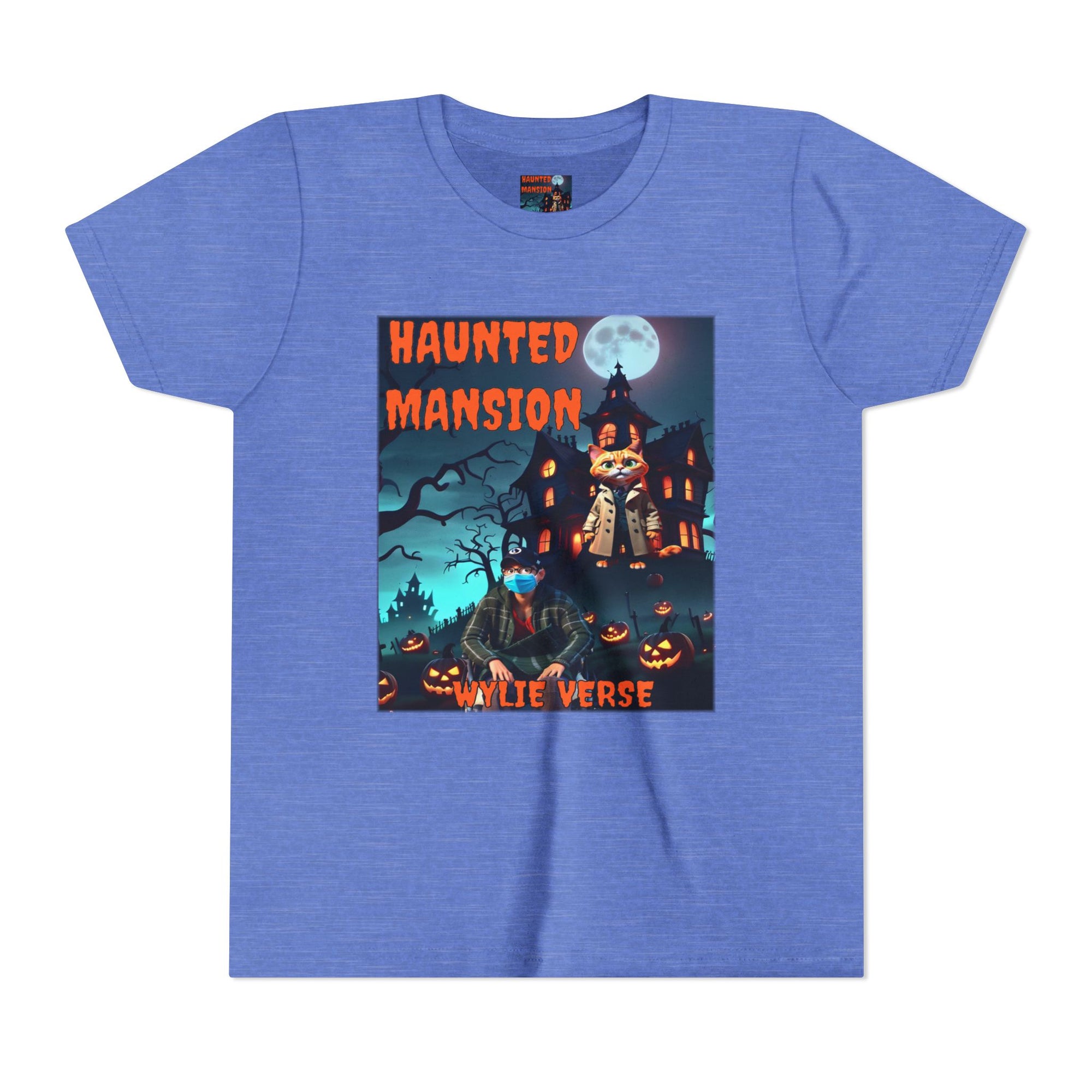 Youth Poster Tee - Wylie Verse Haunted Mansion