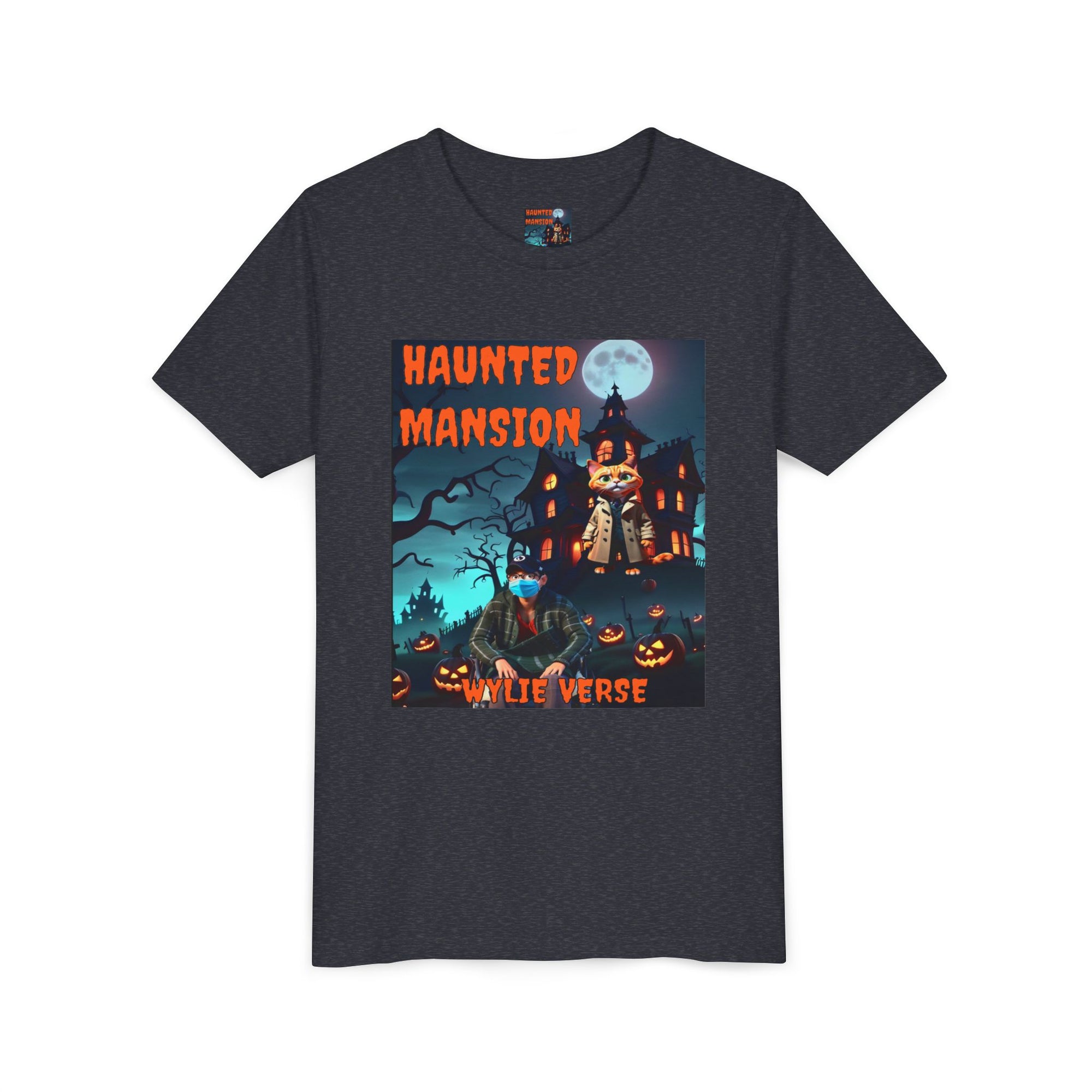 Youth Poster Tee - Wylie Verse Haunted Mansion