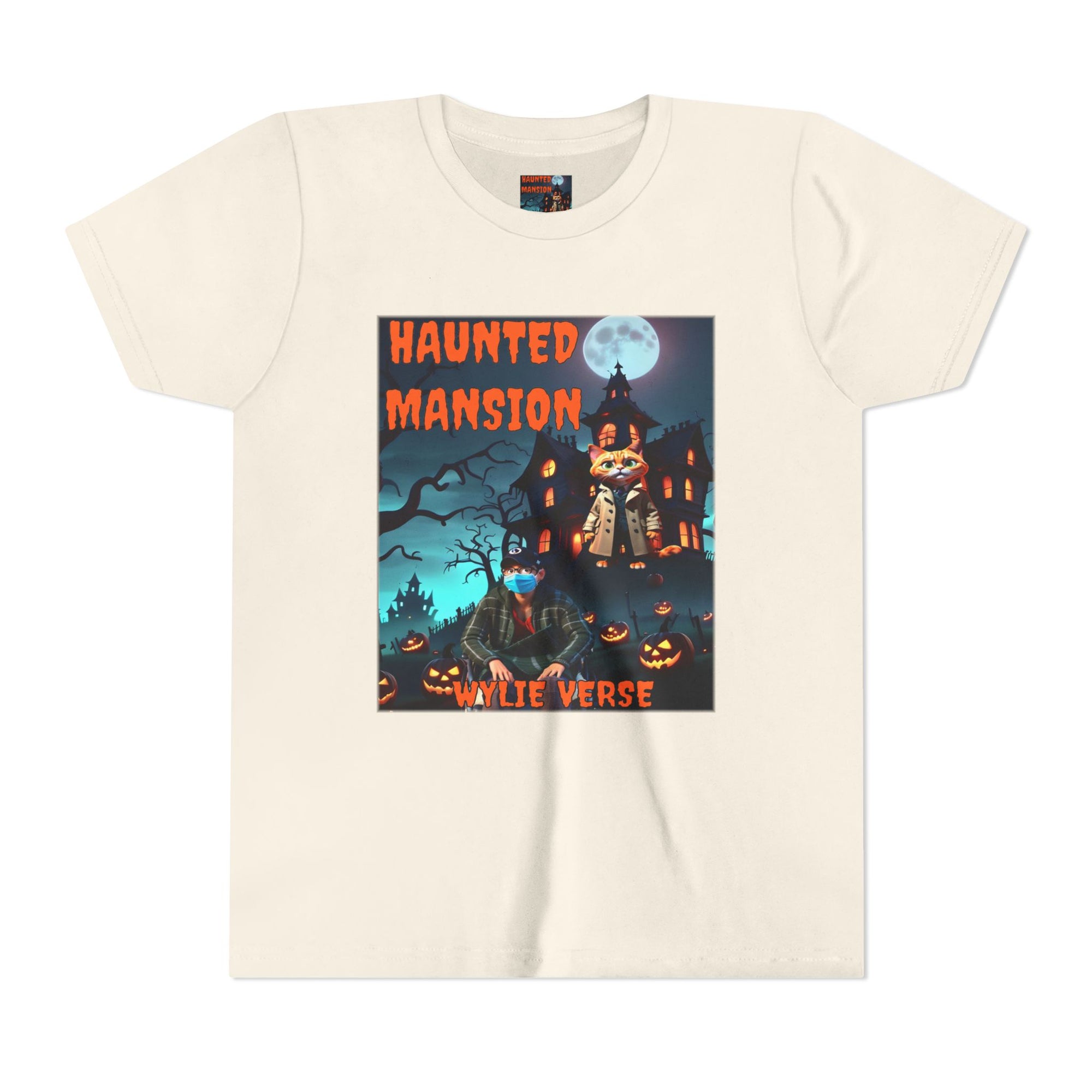 Youth Poster Tee - Wylie Verse Haunted Mansion