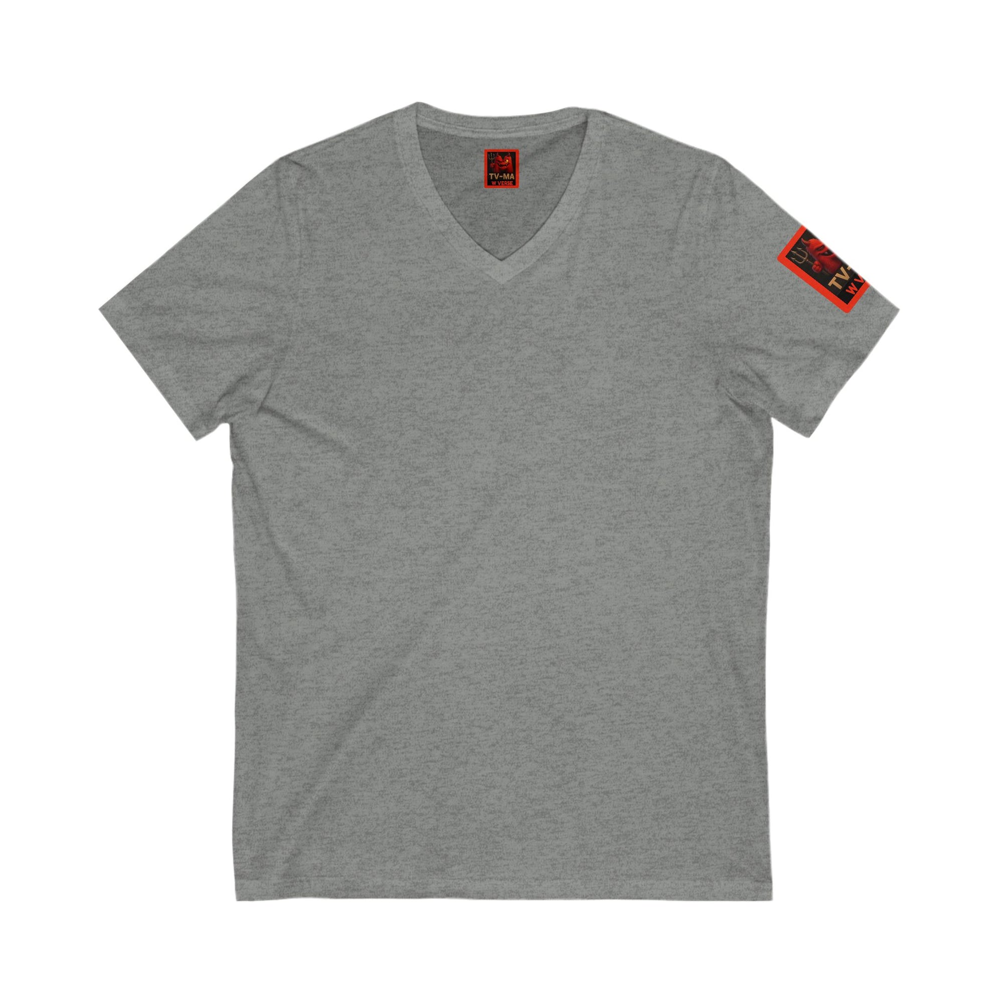 W Verse Branded Unisex V-Neck Tee