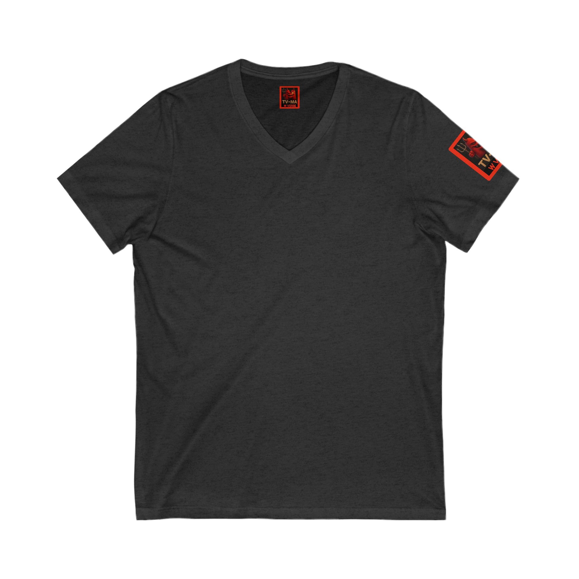 W Verse Branded Unisex V-Neck Tee