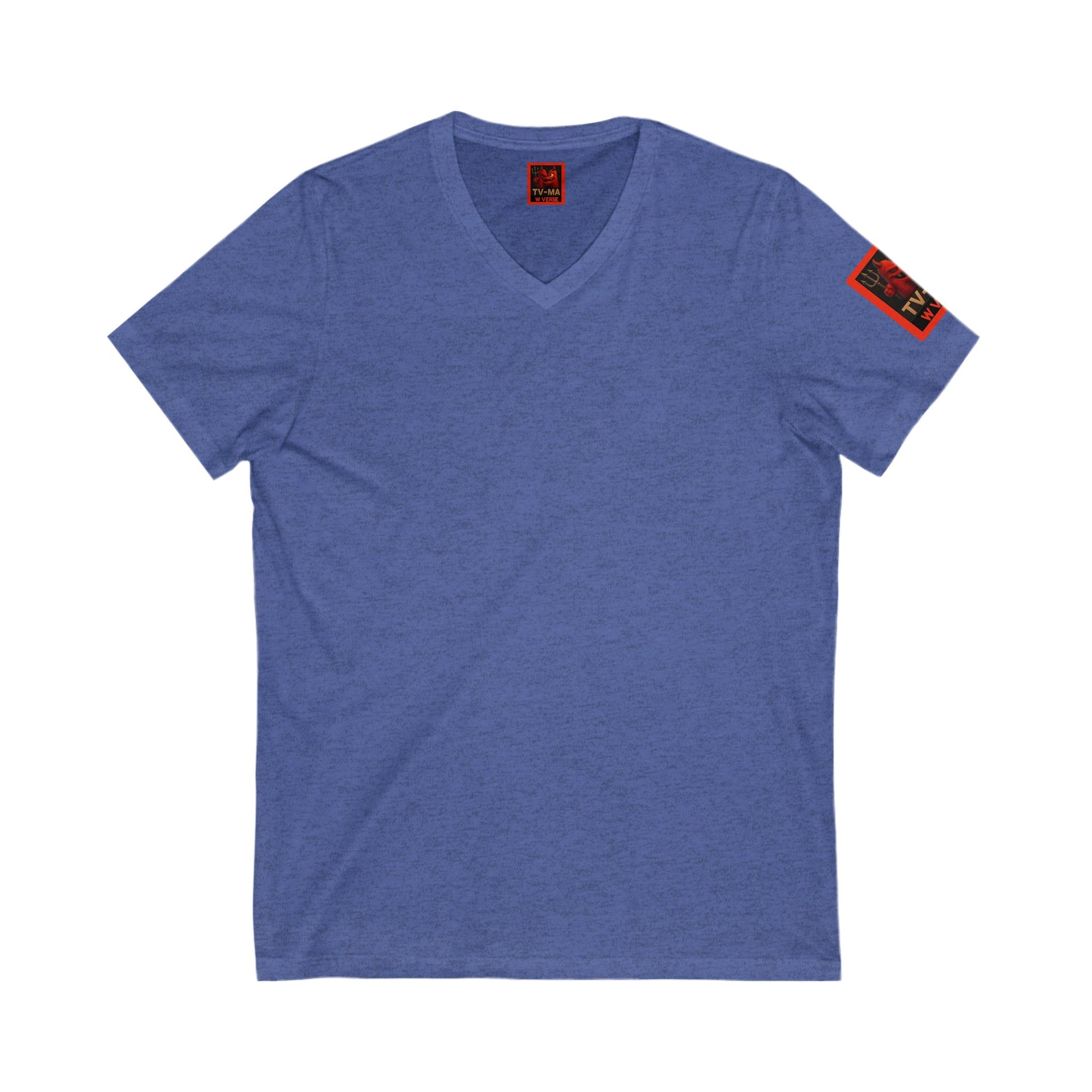 W Verse Branded Unisex V-Neck Tee