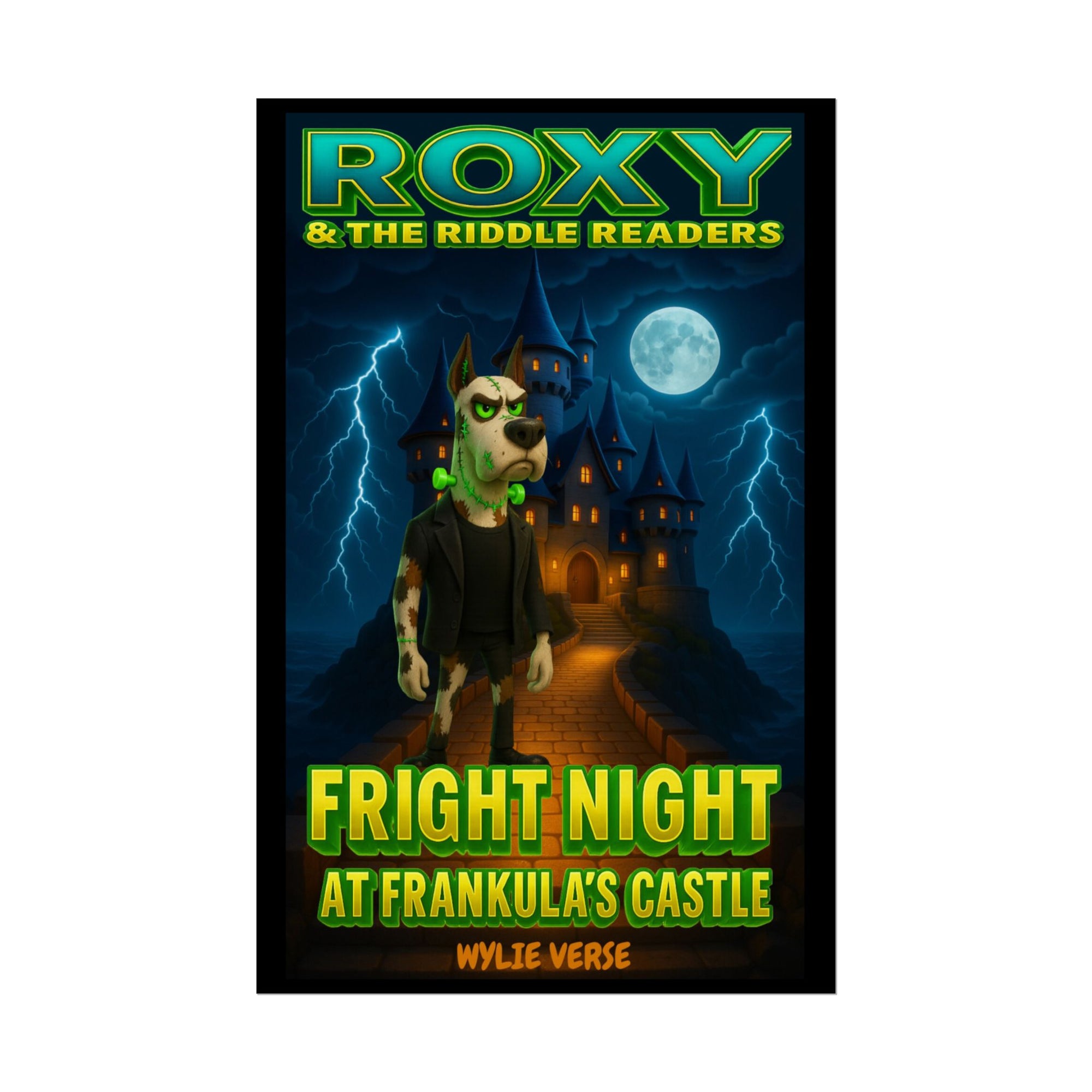 Fright Night at Frankula’s Castle Rolled Fine Art Poster