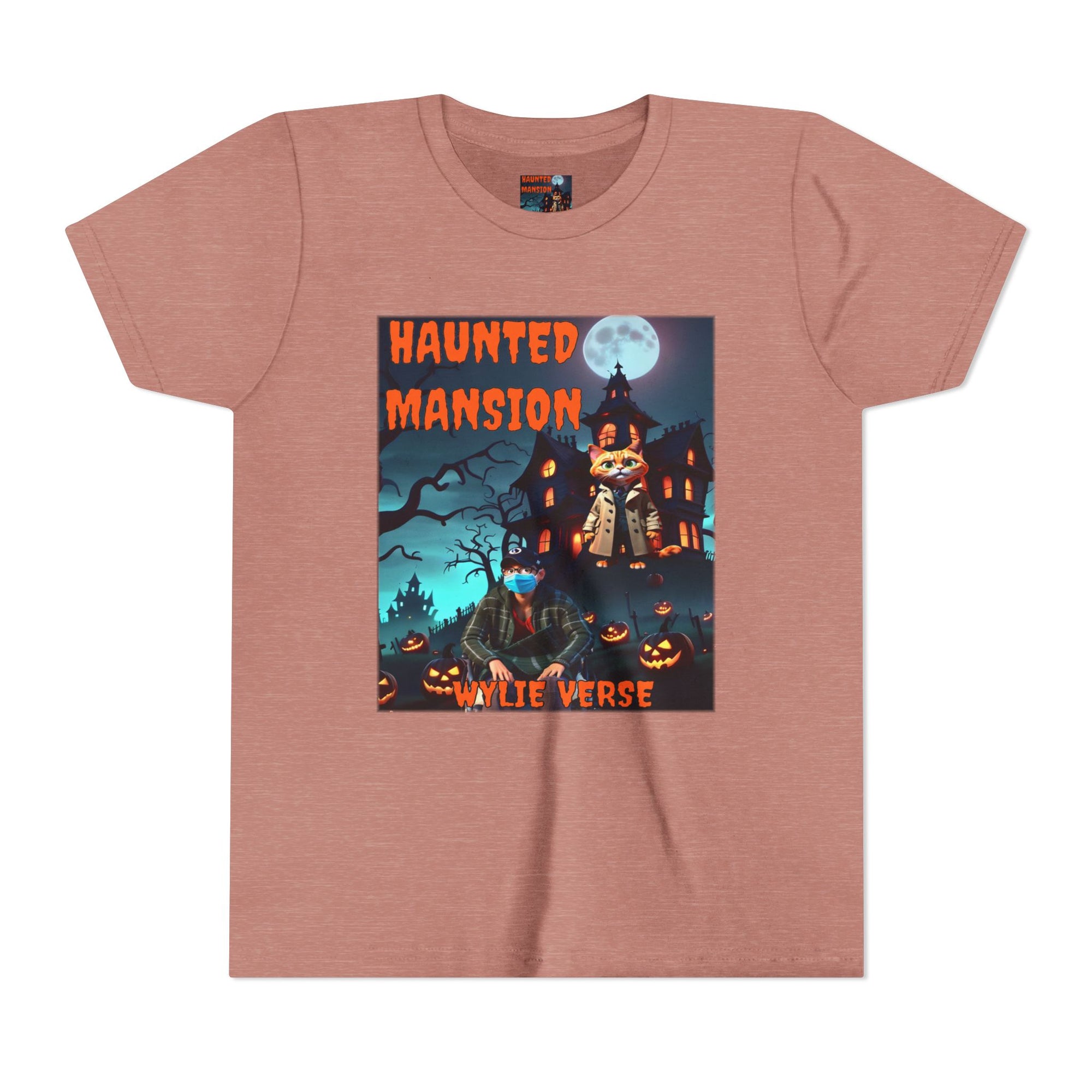 Youth Poster Tee - Wylie Verse Haunted Mansion