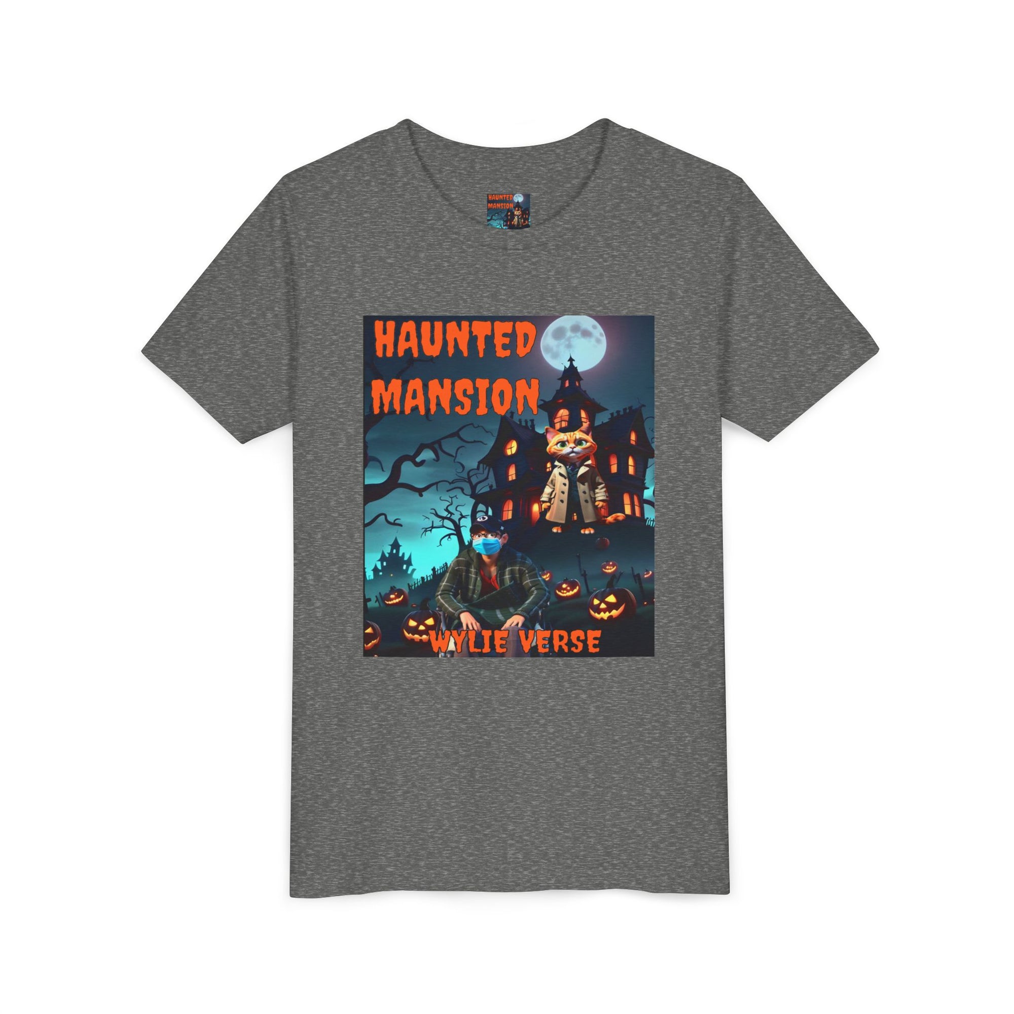 Youth Poster Tee - Wylie Verse Haunted Mansion
