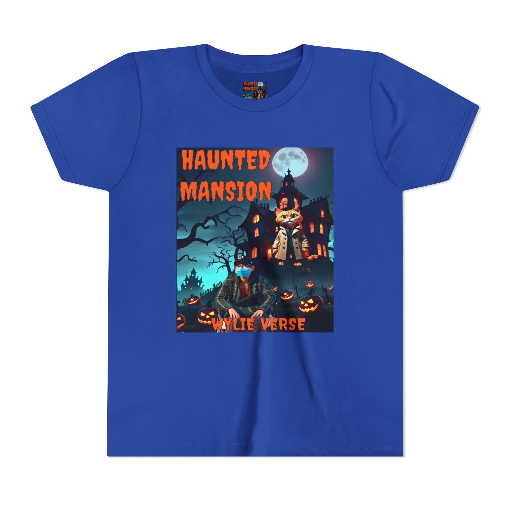Youth Poster Tee - Wylie Verse Haunted Mansion