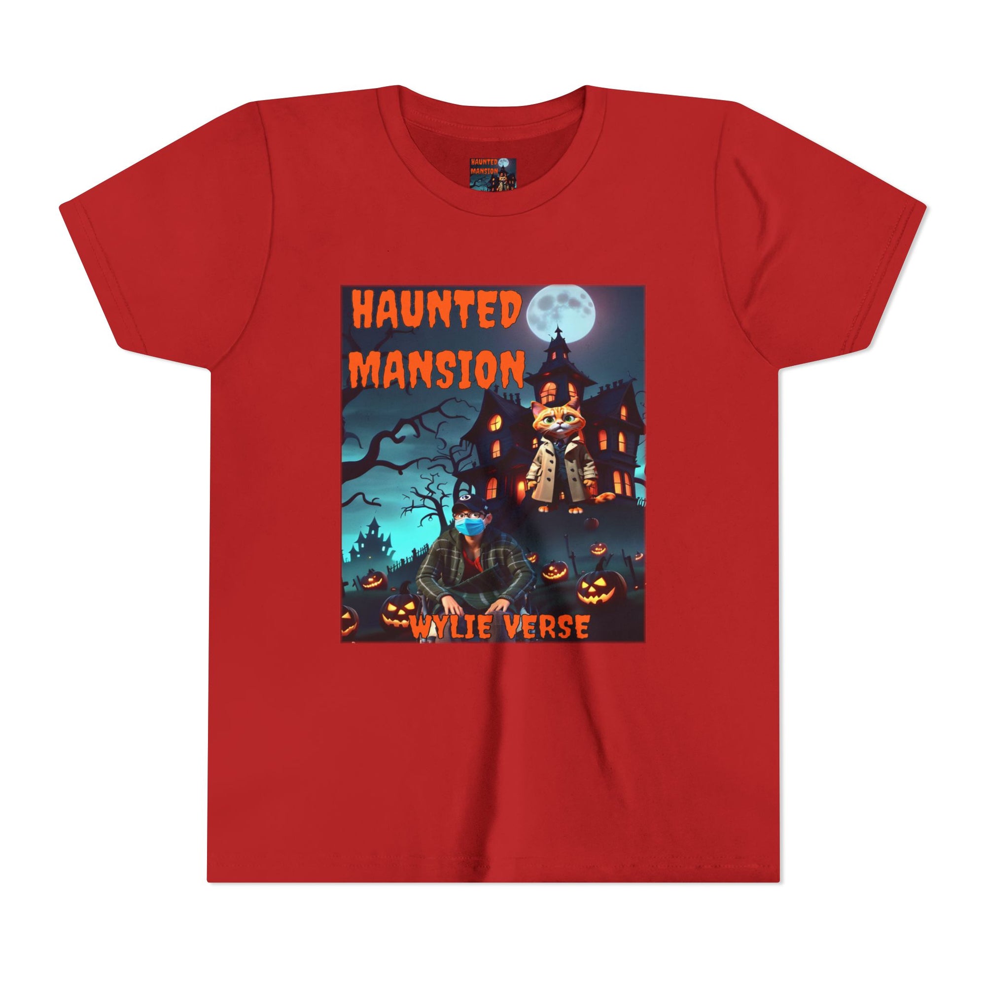 Youth Poster Tee - Wylie Verse Haunted Mansion