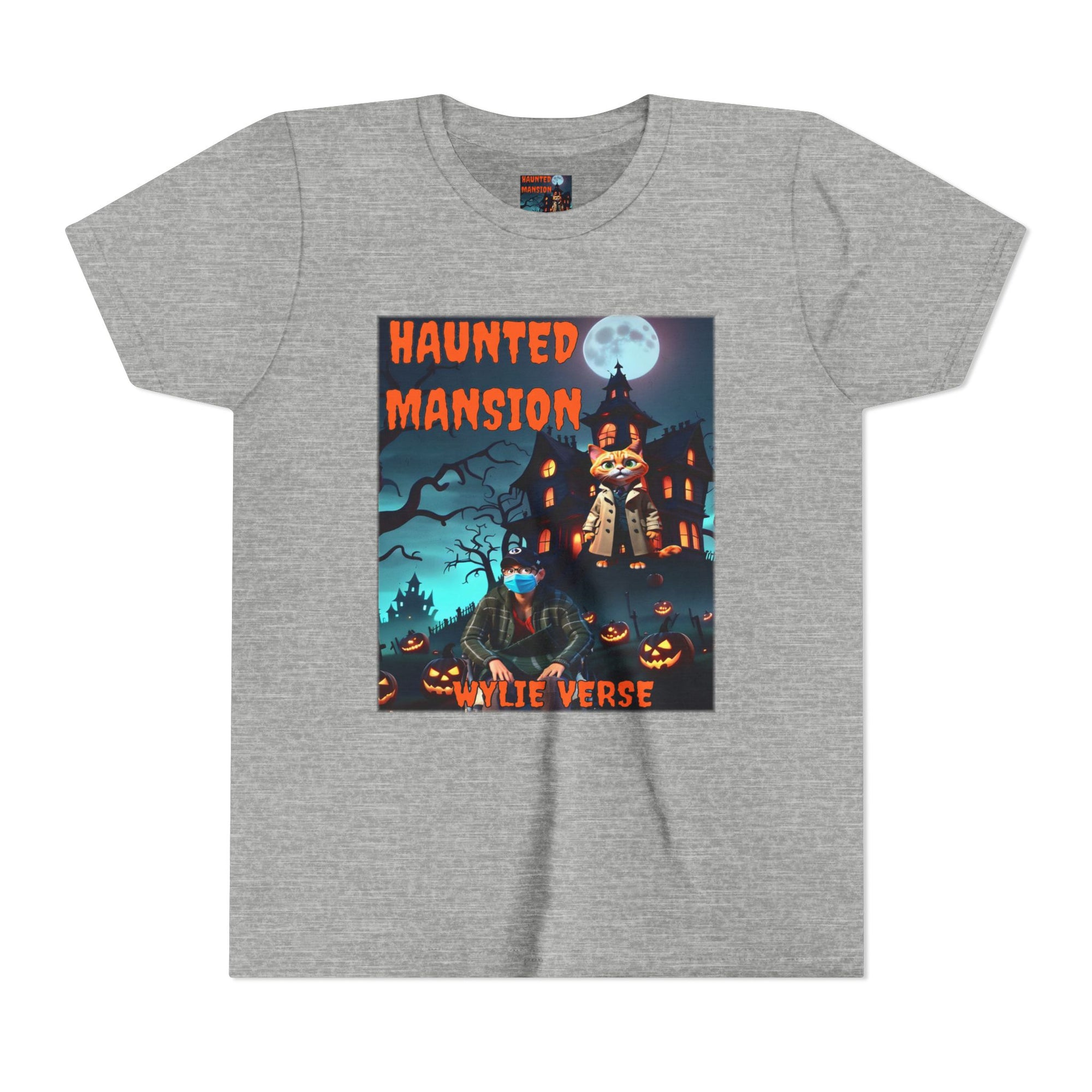 Youth Poster Tee - Wylie Verse Haunted Mansion