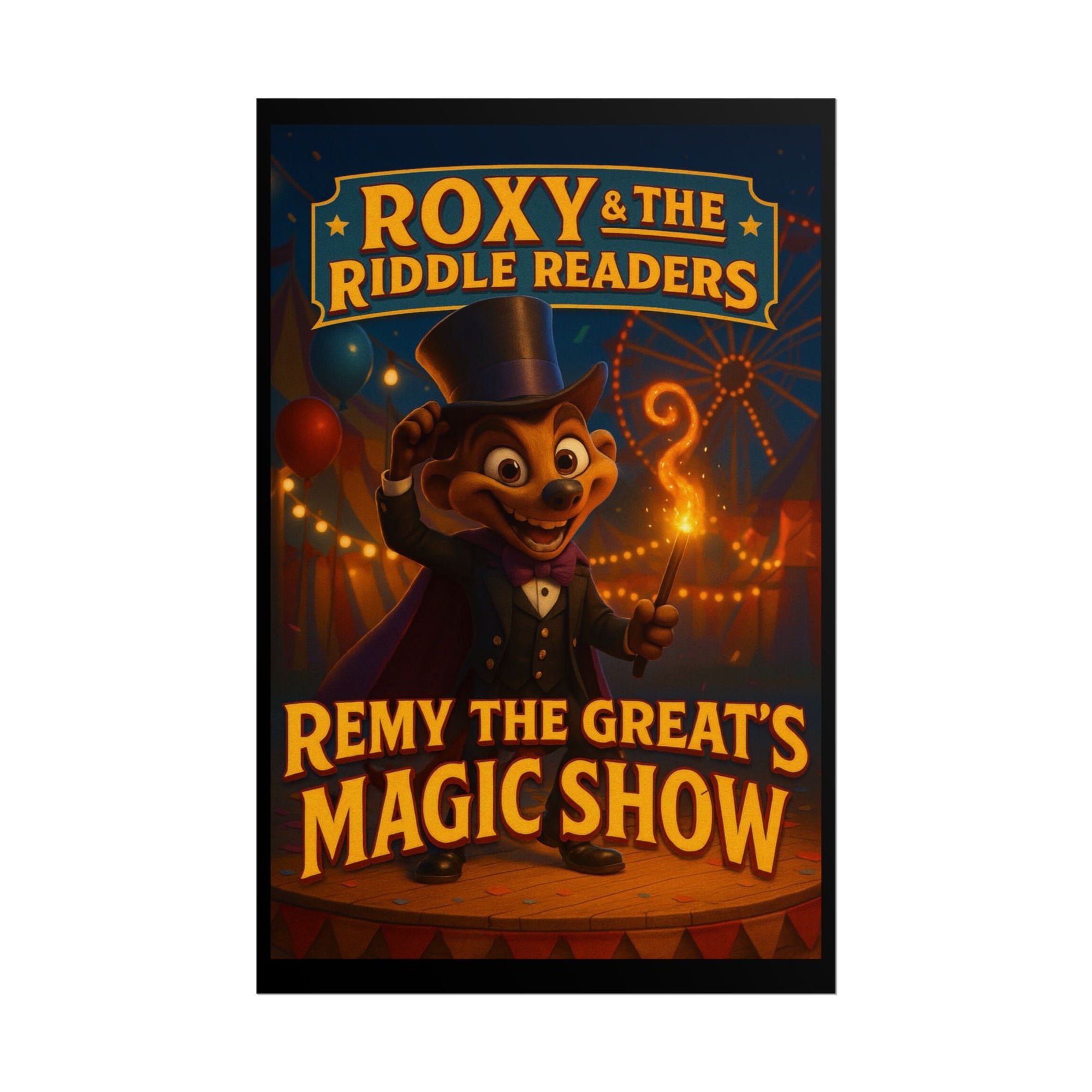 Remy The Great’s Magic Show Rolled Fine Art Poster