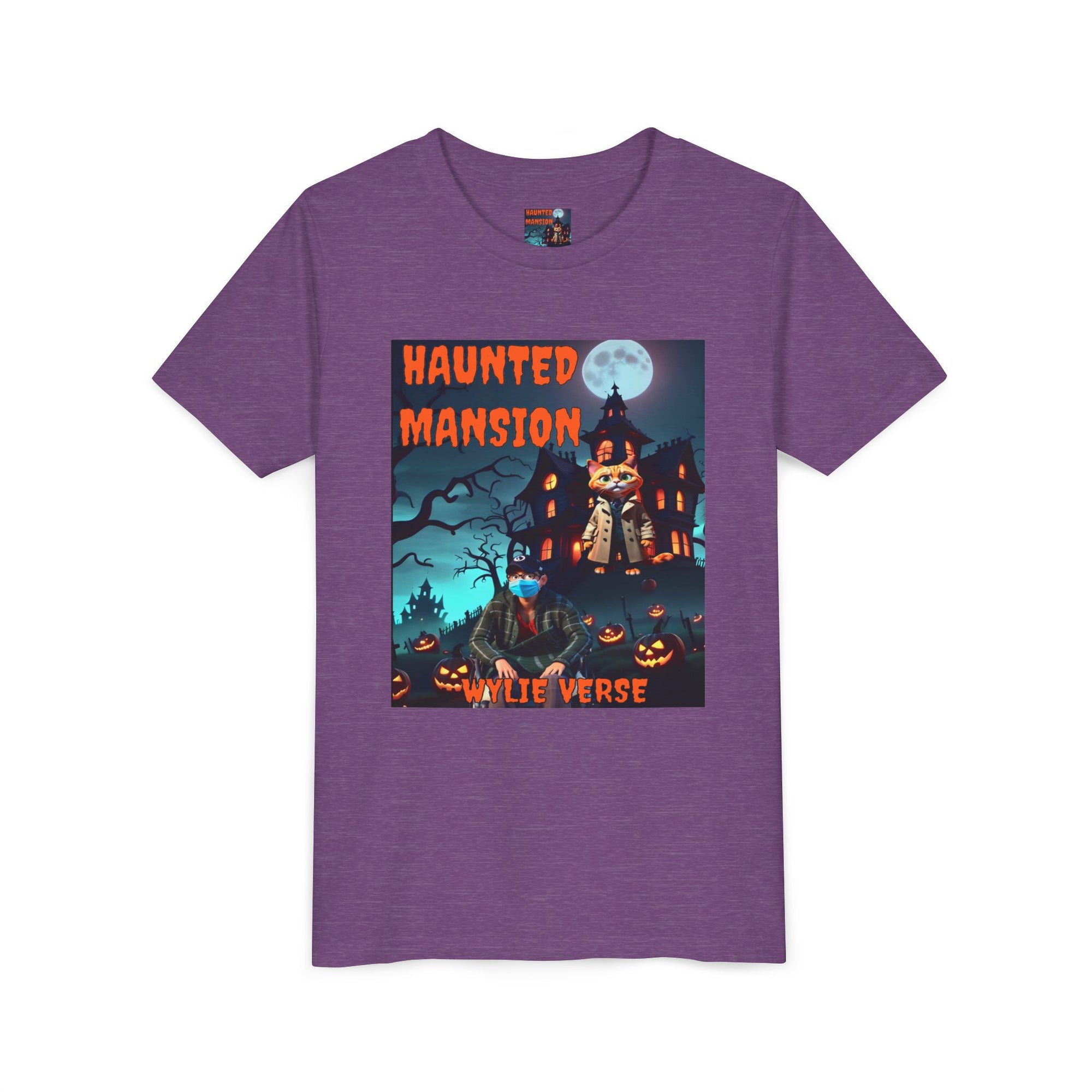 Youth Poster Tee - Wylie Verse Haunted Mansion
