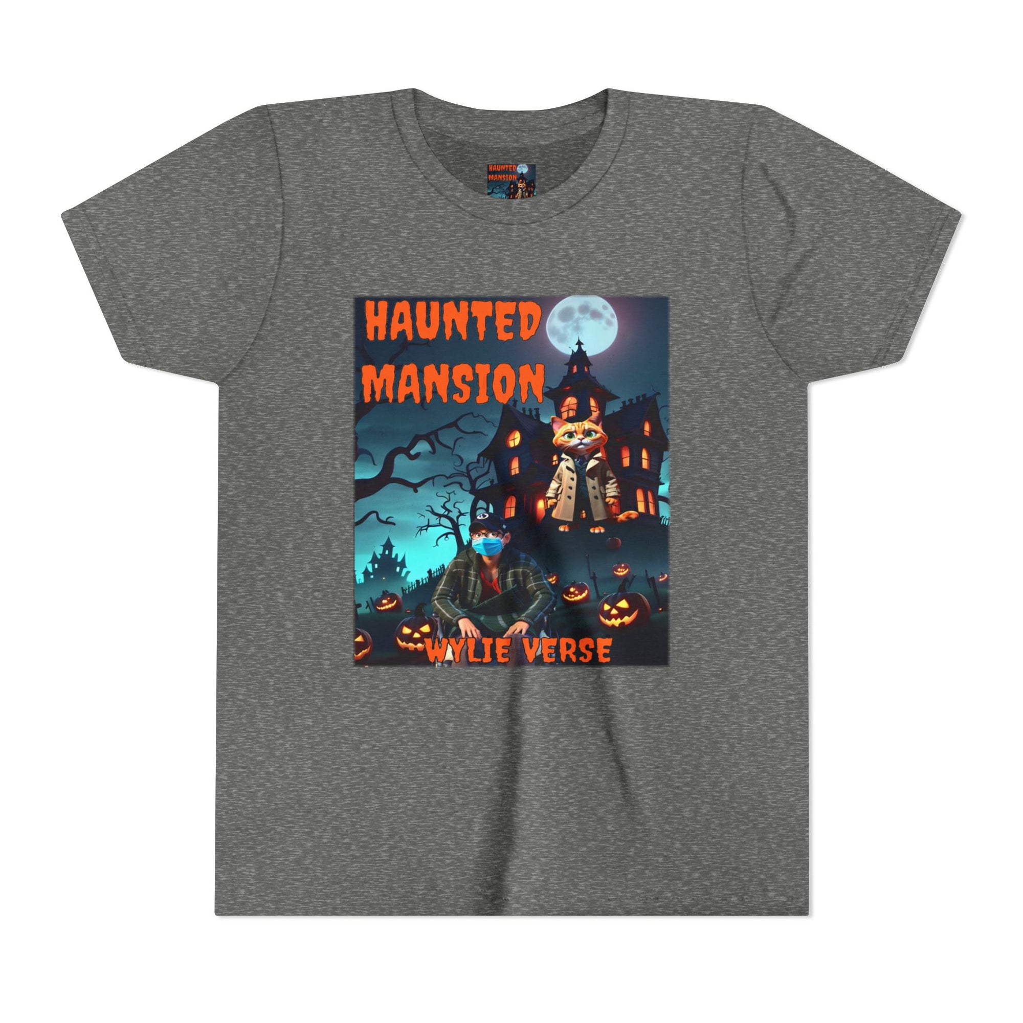Youth Poster Tee - Wylie Verse Haunted Mansion