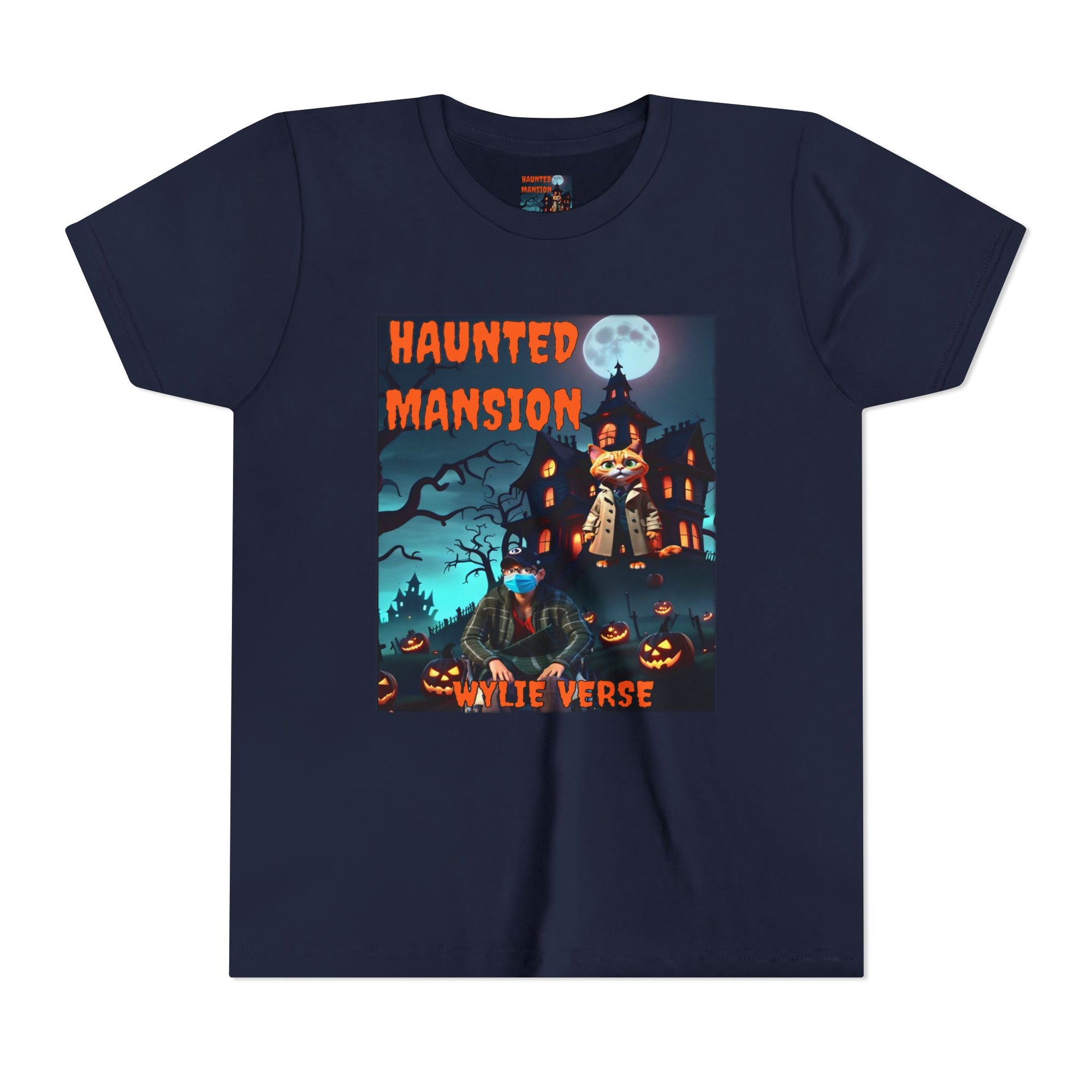 Youth Poster Tee - Wylie Verse Haunted Mansion