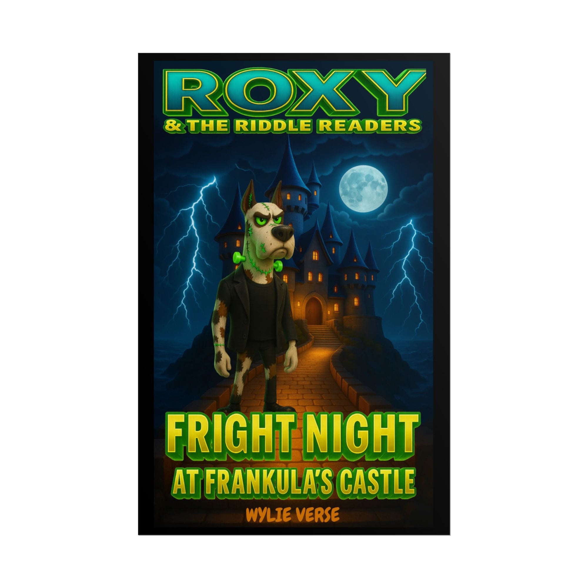 Fright Night at Frankula’s Castle Rolled Fine Art Poster