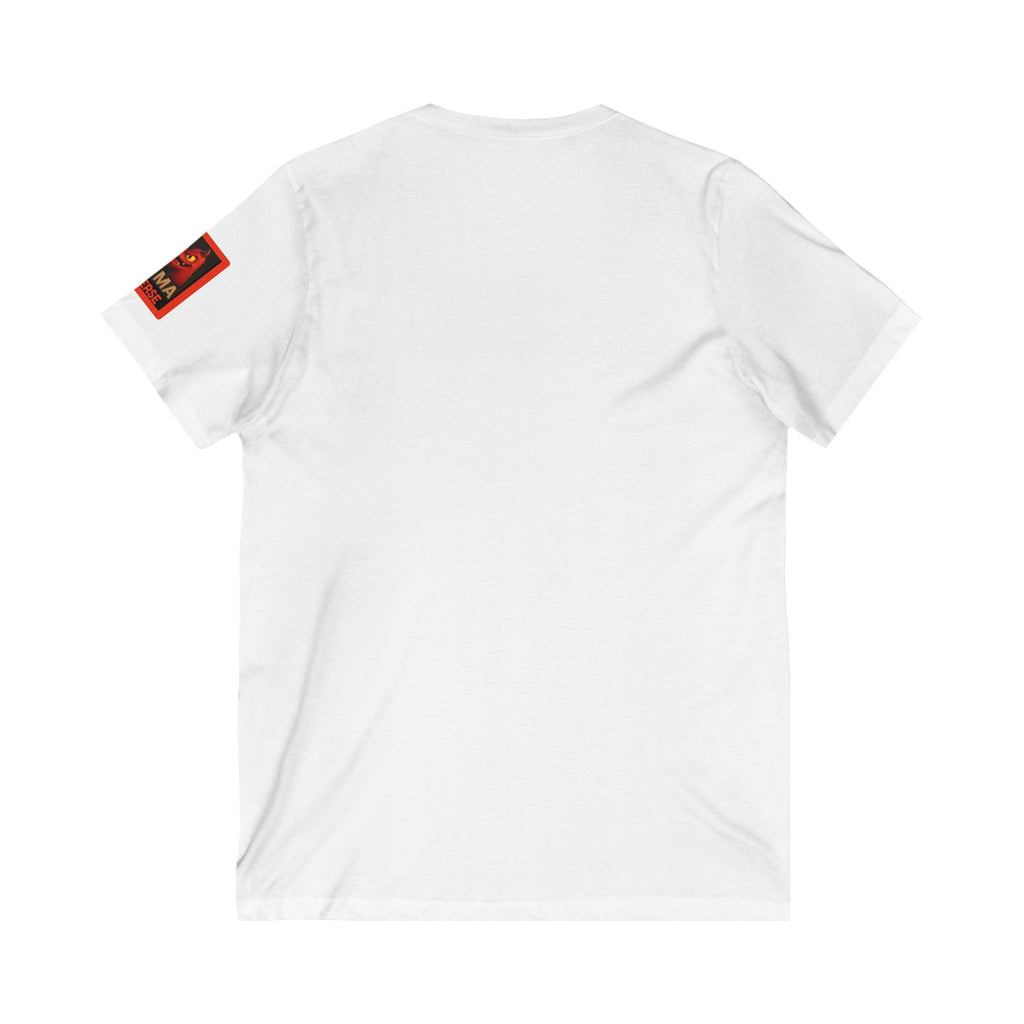 W Verse Branded Unisex V-Neck Tee