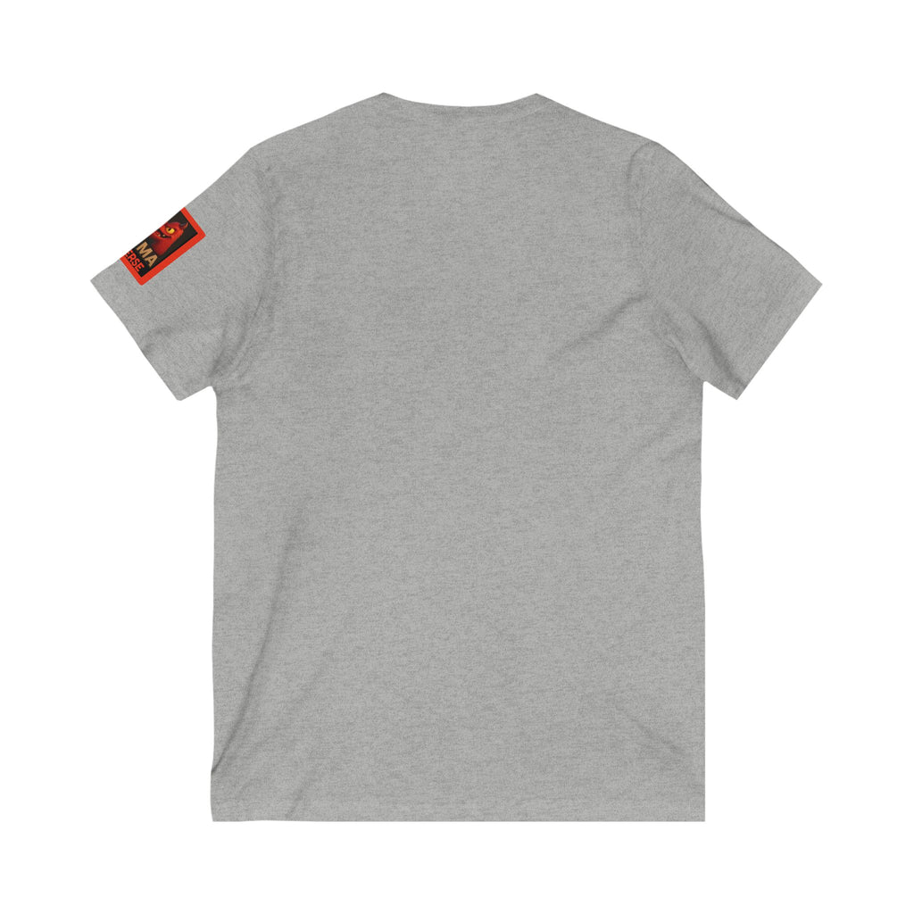 W Verse Branded Unisex V-Neck Tee