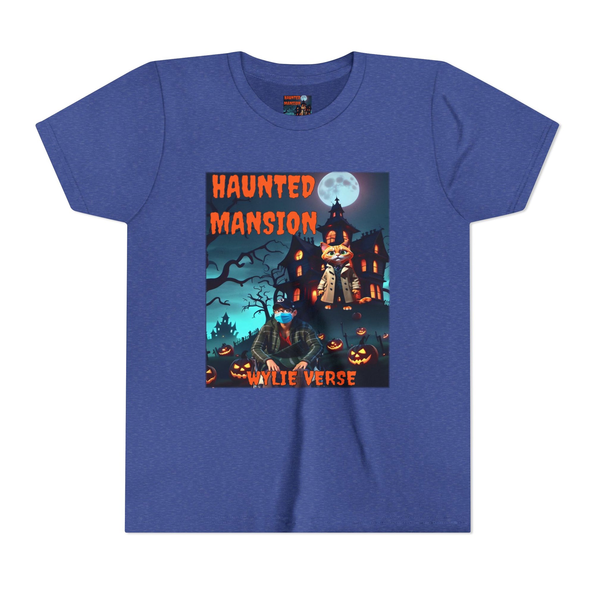 Youth Poster Tee - Wylie Verse Haunted Mansion