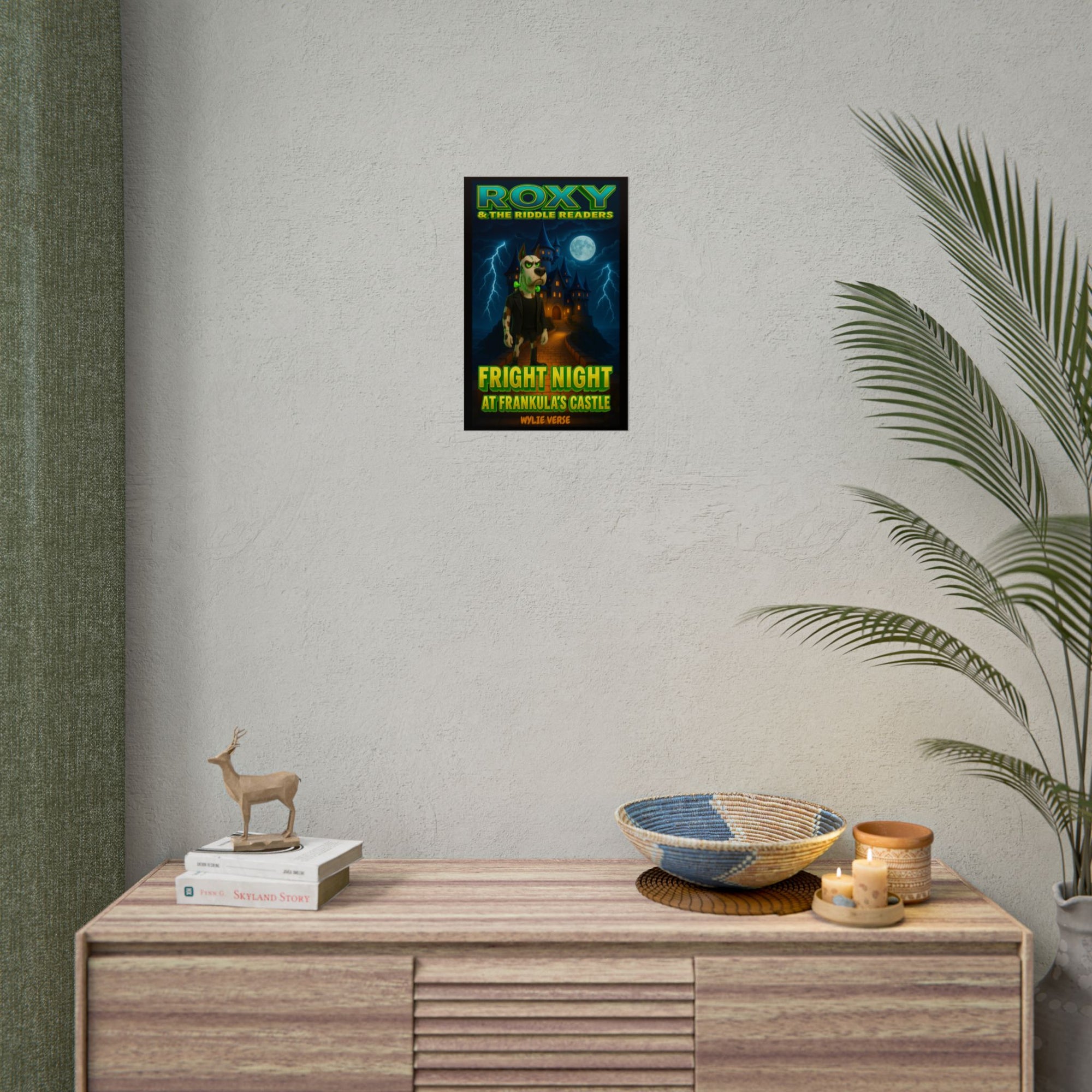 Fright Night at Frankula’s Castle Rolled Fine Art Poster