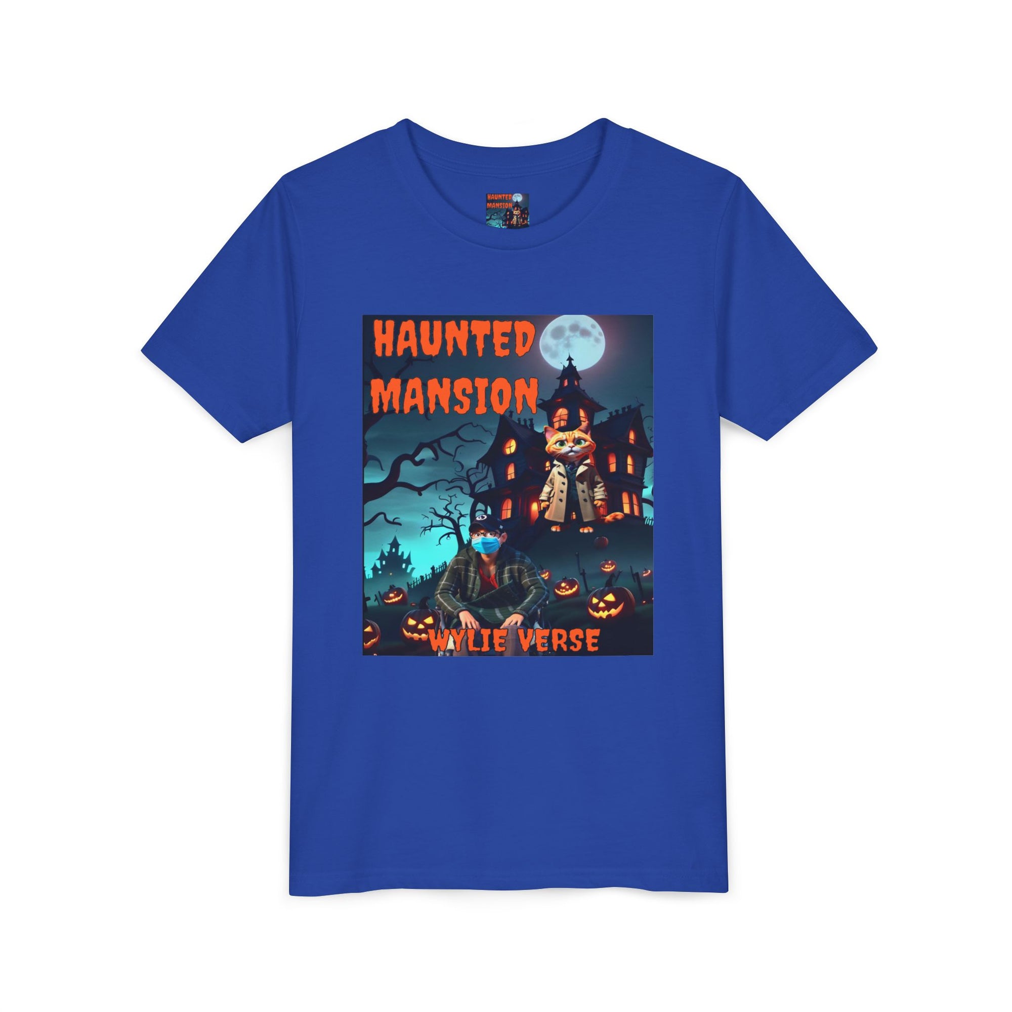 Youth Poster Tee - Wylie Verse Haunted Mansion